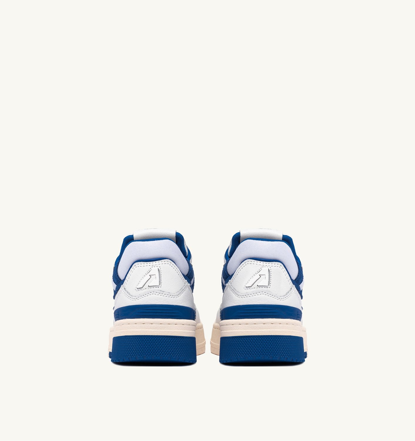 SNEAKERS CLC LOW IN PELLE BIANCA E SUEDE PRINCESS BLU