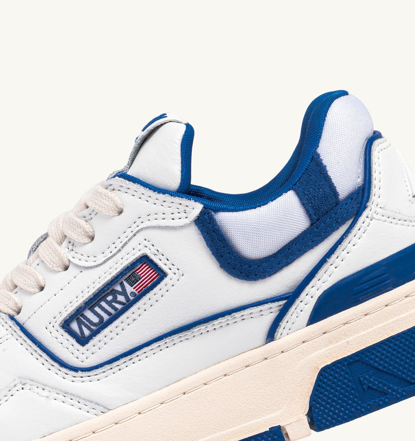 SNEAKERS CLC LOW IN PELLE BIANCA E SUEDE PRINCESS BLU