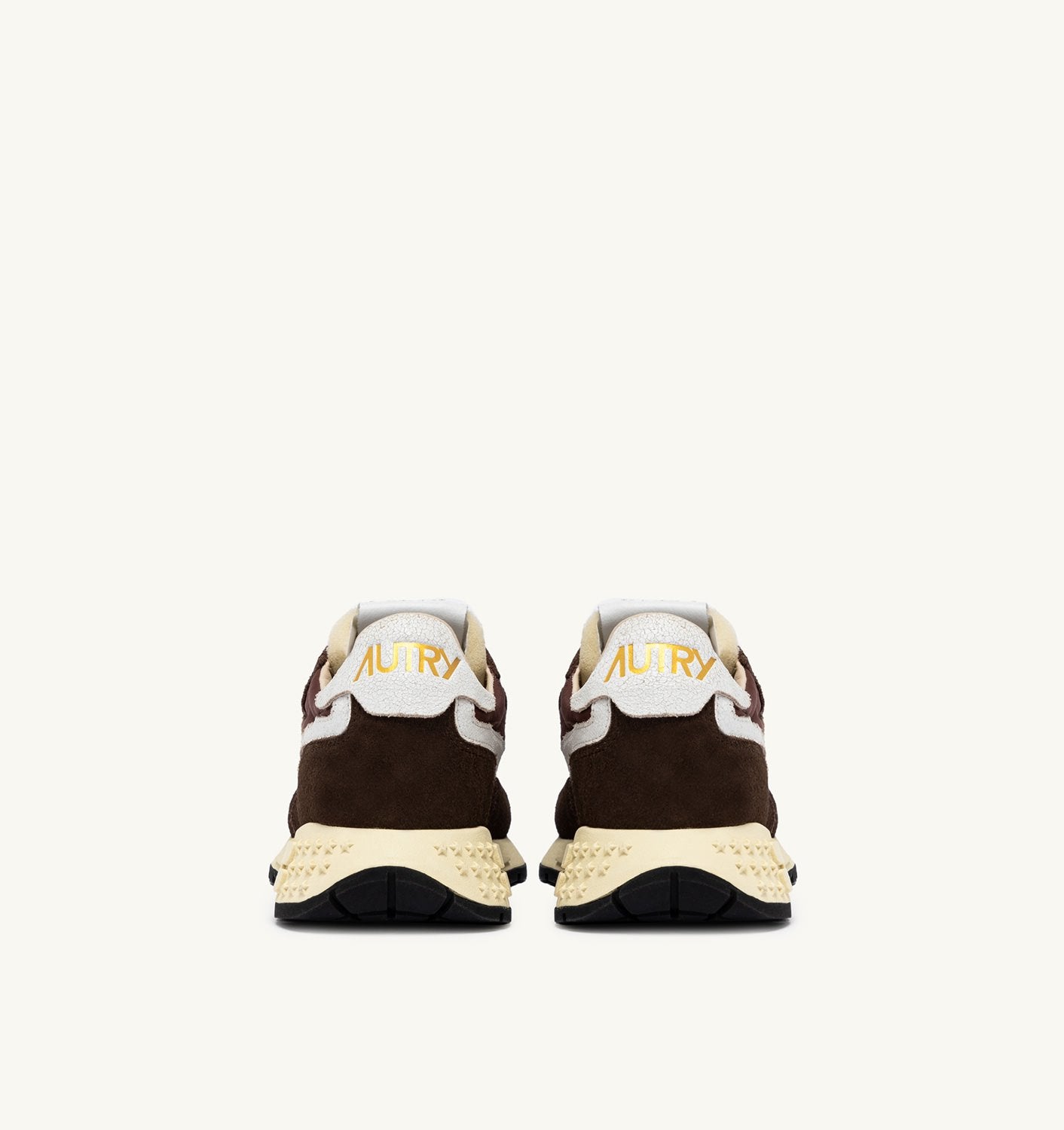 SNEAKERS REELWIND LOW IN NYLON E SUEDE EBONY E BIANCA