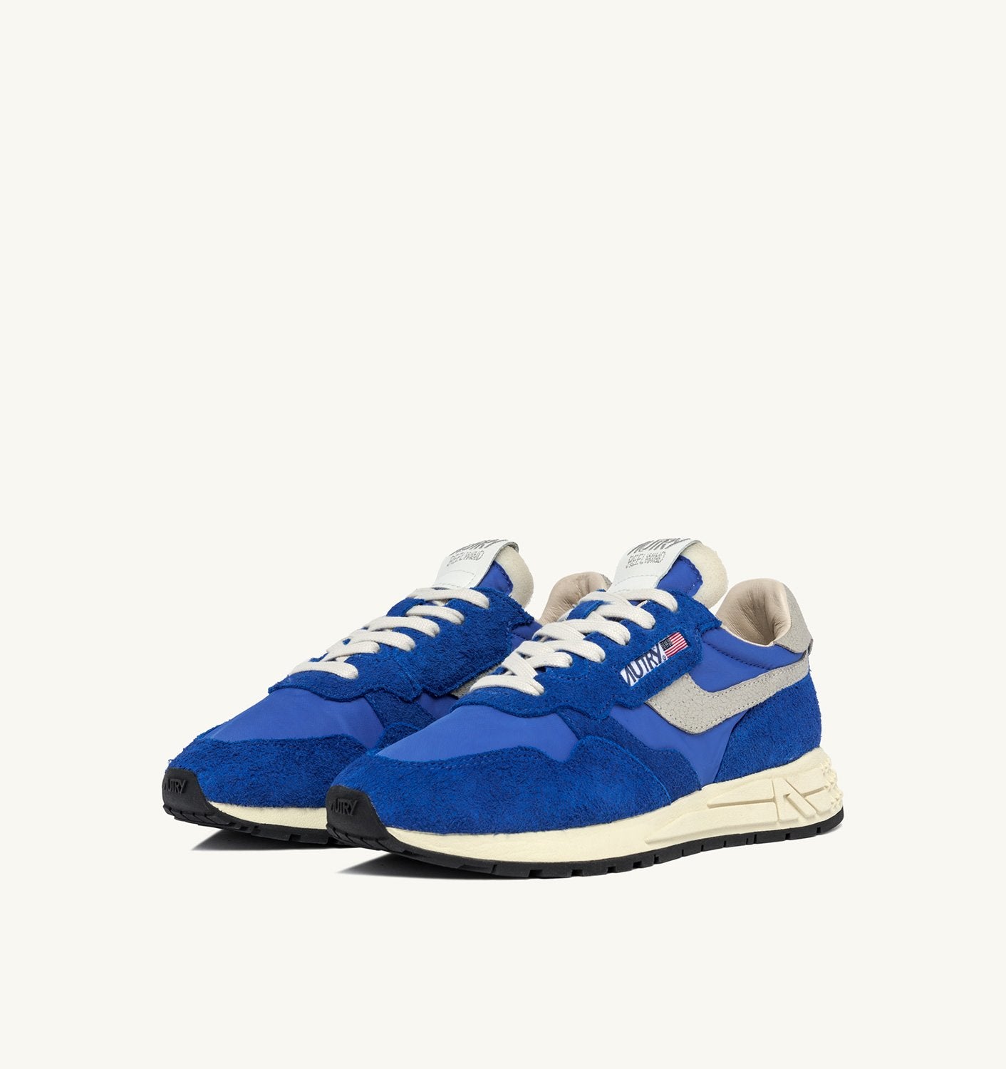 SNEAKERS REELWIND LOW IN NYLON E SUEDE BLU