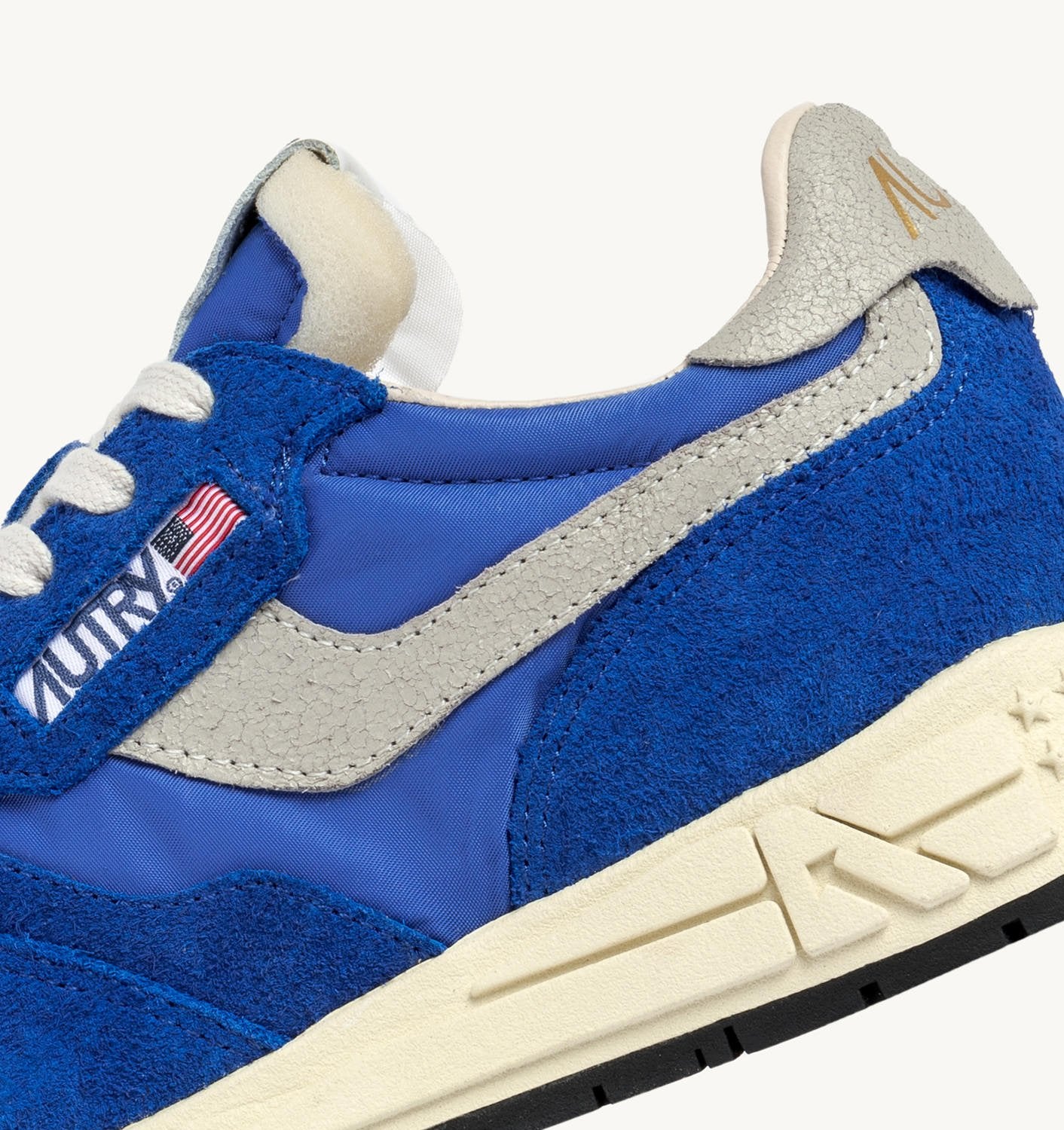 SNEAKERS REELWIND LOW IN NYLON E SUEDE BLU