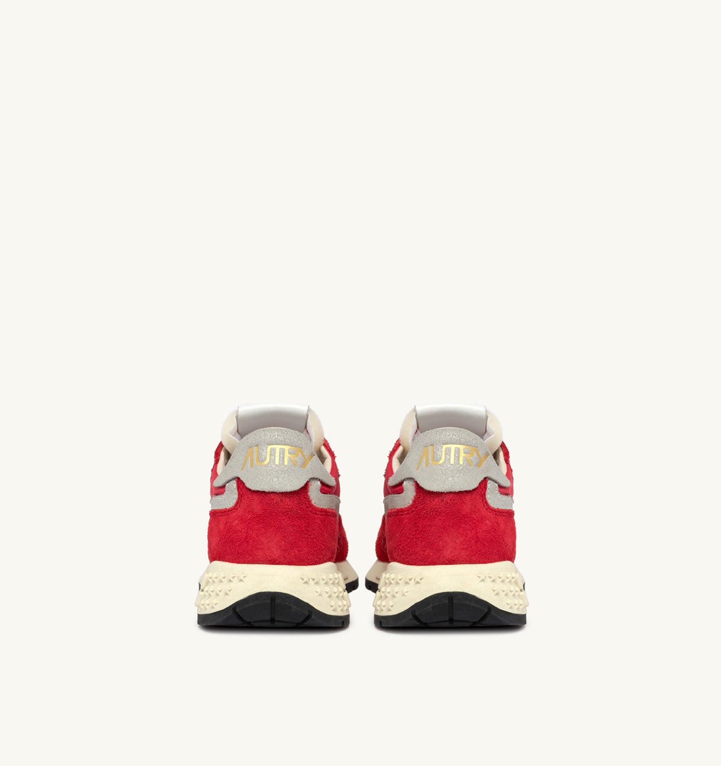 SNEAKERS REELWIND LOW IN NYLON E SUEDE ROSSA