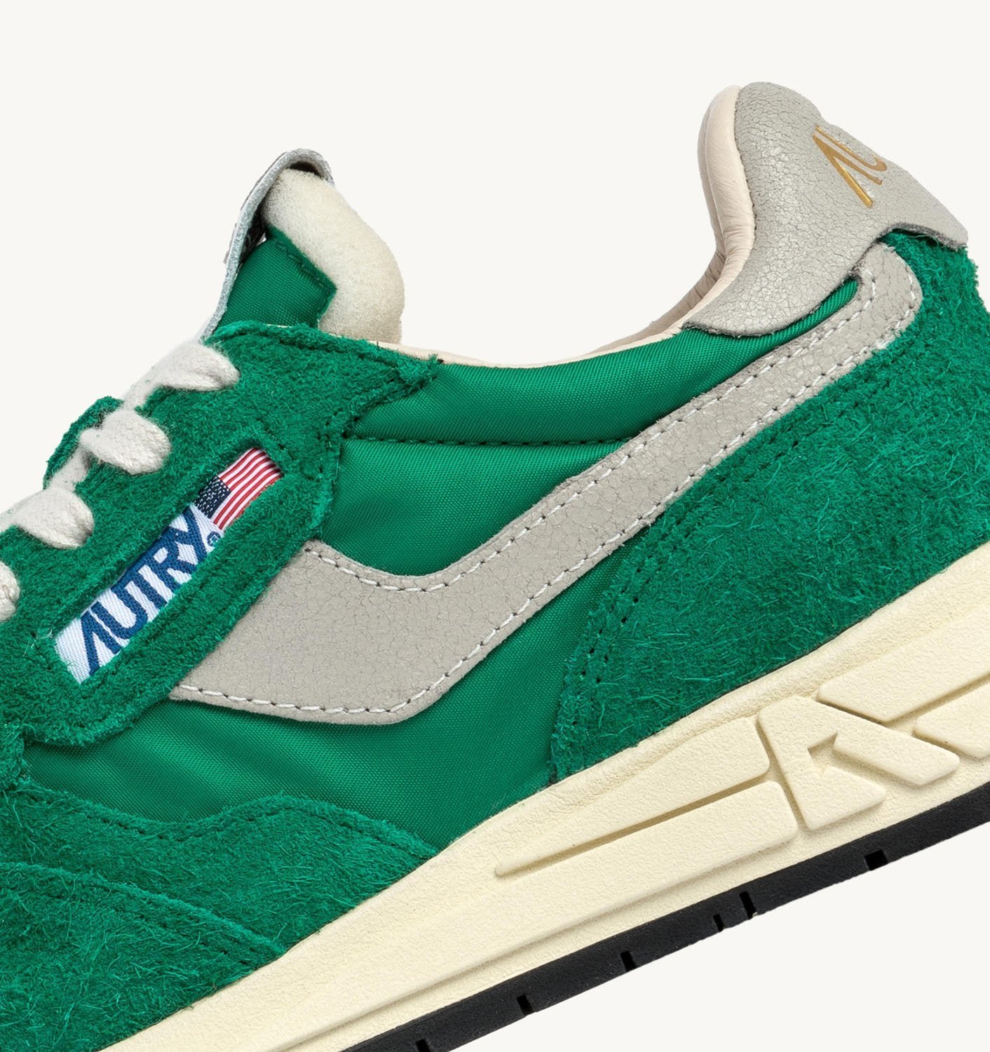 SNEAKERS REELWIND LOW IN NYLON E SUEDE VERDE