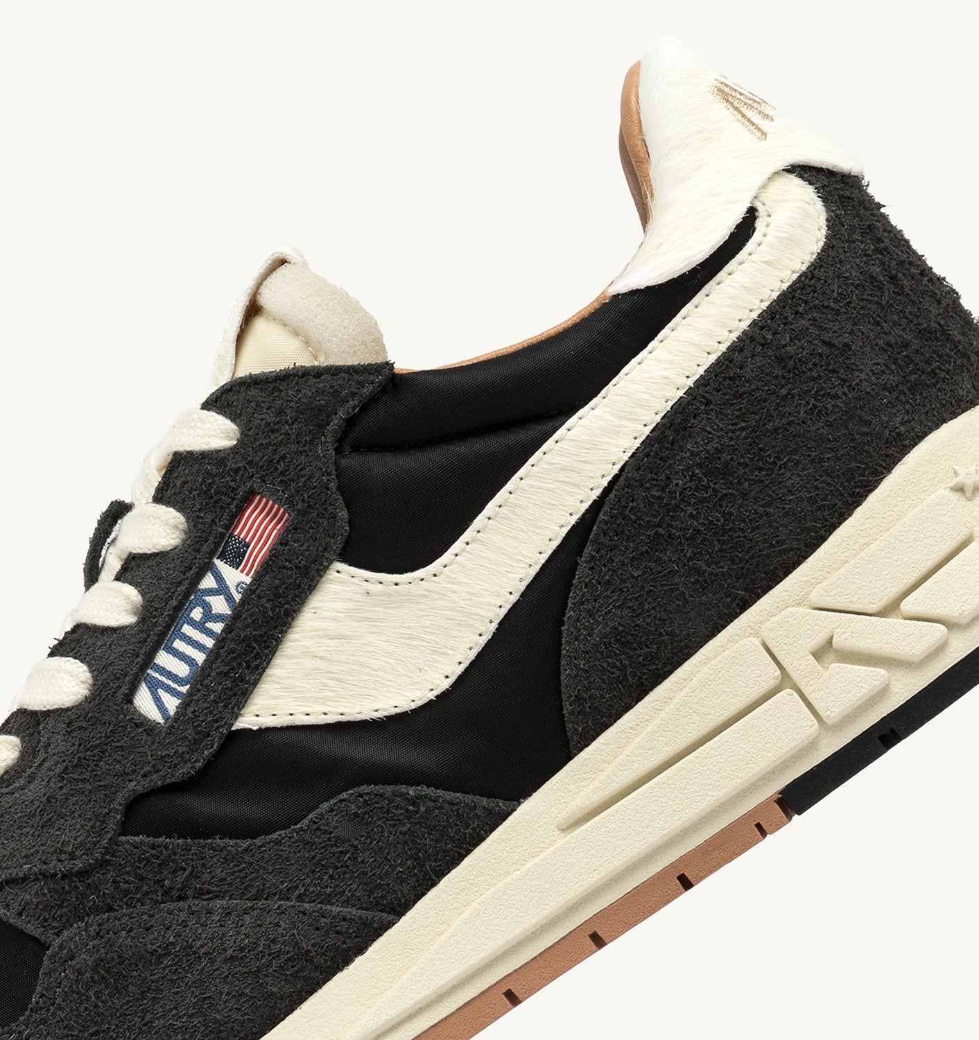 SNEAKERS REELWIND LOW IN NYLON E SUEDE COLORE PEAT E NUT