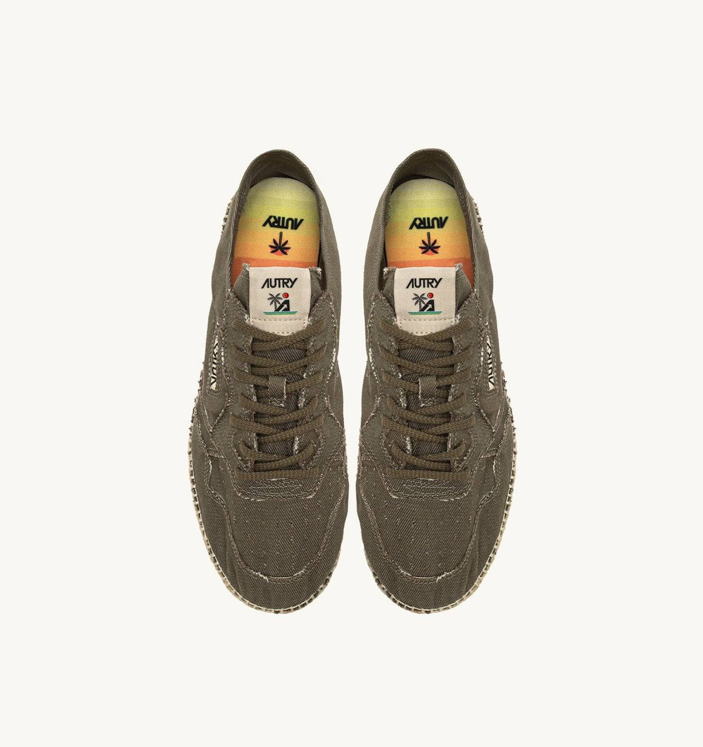 ESPADRILLAS SANDY IN CANVAS MILITARY