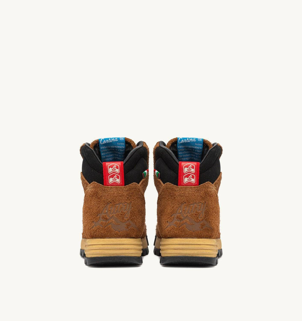 MALGA CORTINA IN SUEDE MARRONE