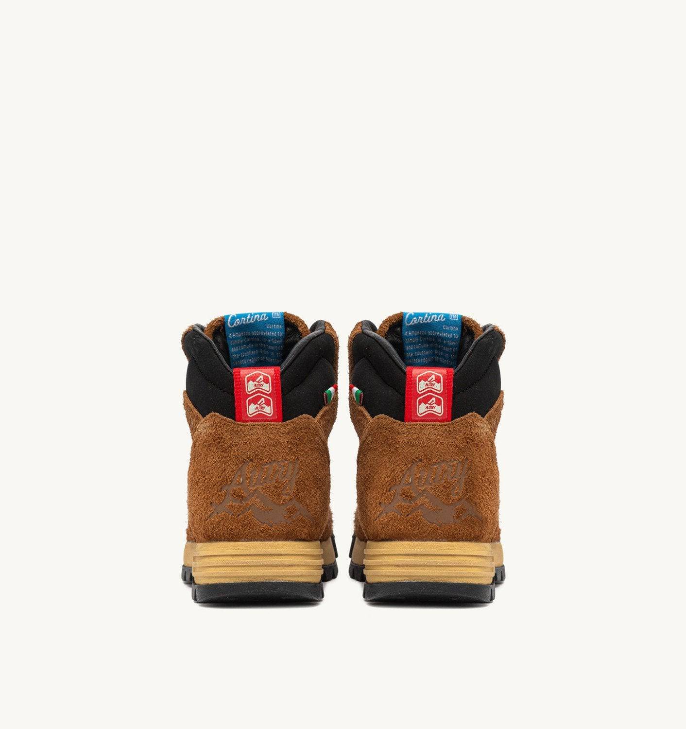 MALGA CORTINA IN SUEDE MARRONE