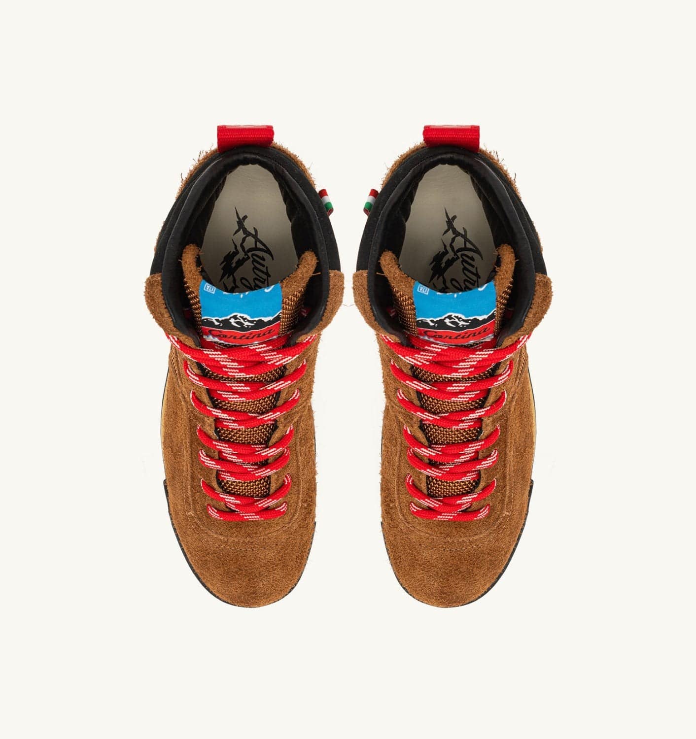 MALGA CORTINA IN SUEDE MARRONE
