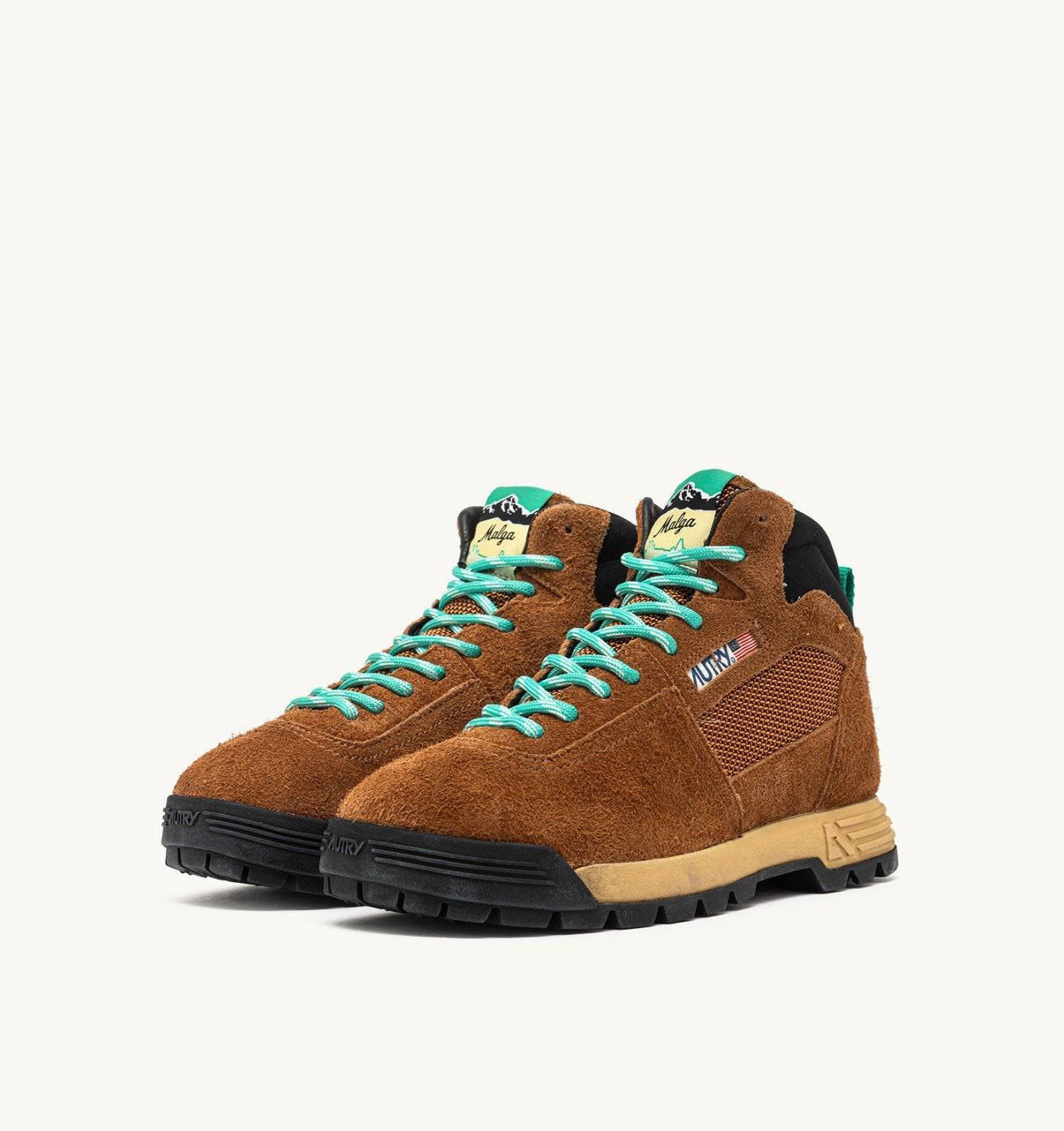 MALGA IN SUEDE MARRONE
