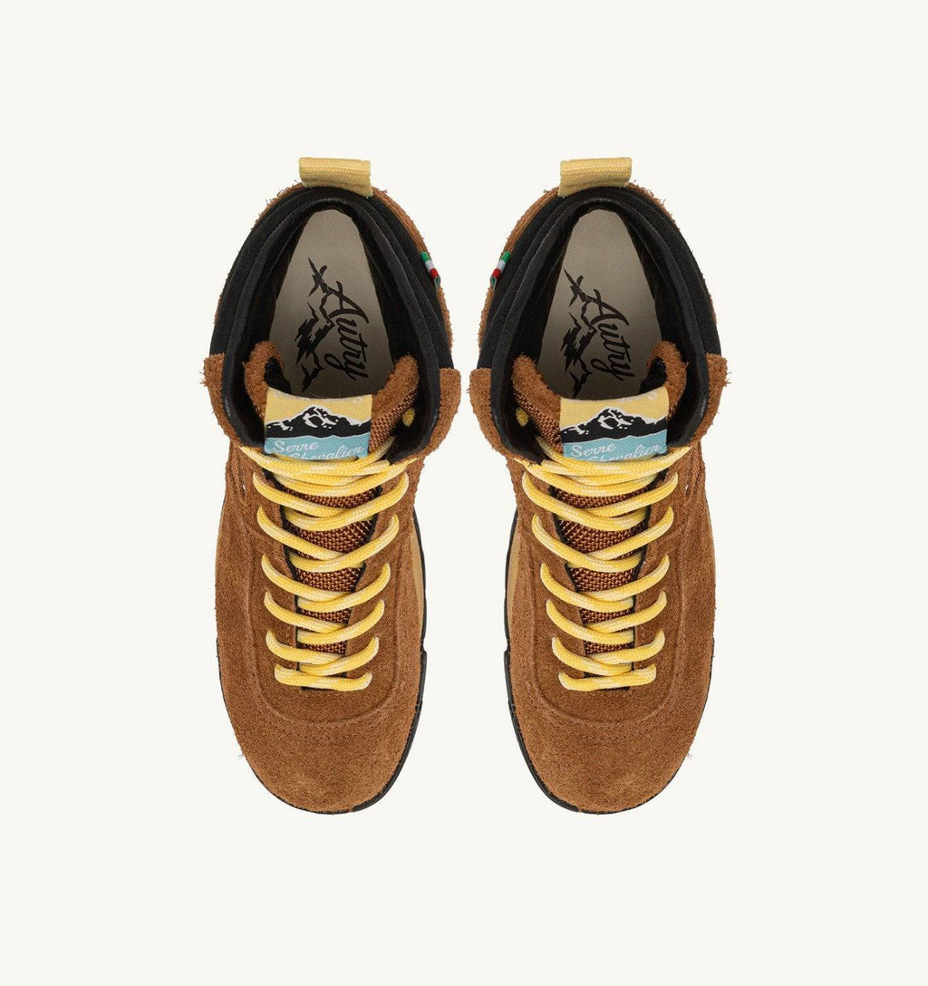 MALGA SERRE CHEVALIER IN SUEDE MARRONE