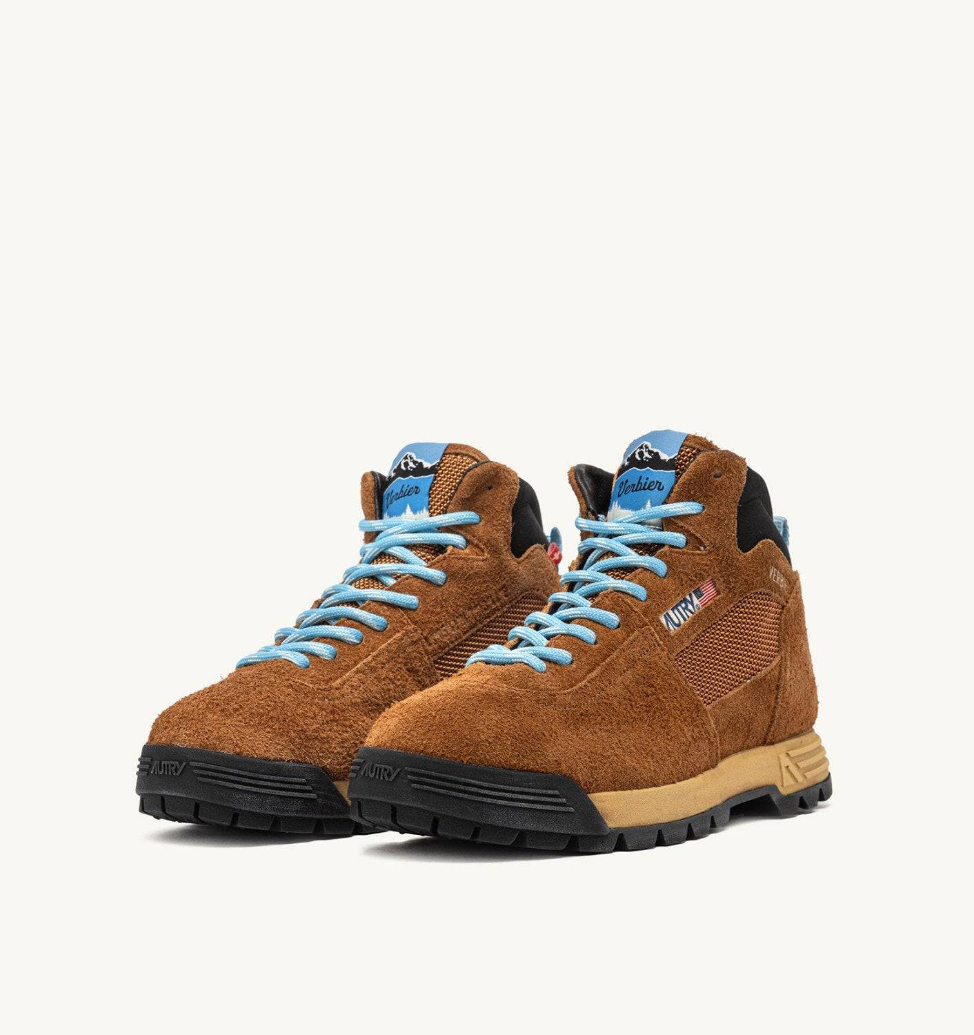 MALGA VERBIER IN SUEDE MARRONE