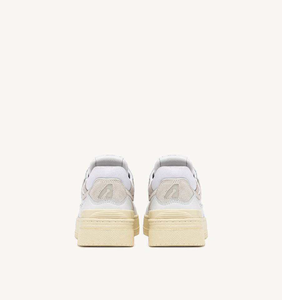 SNEAKERS CLC LOW IN PELLE BIANCA E SUEDE