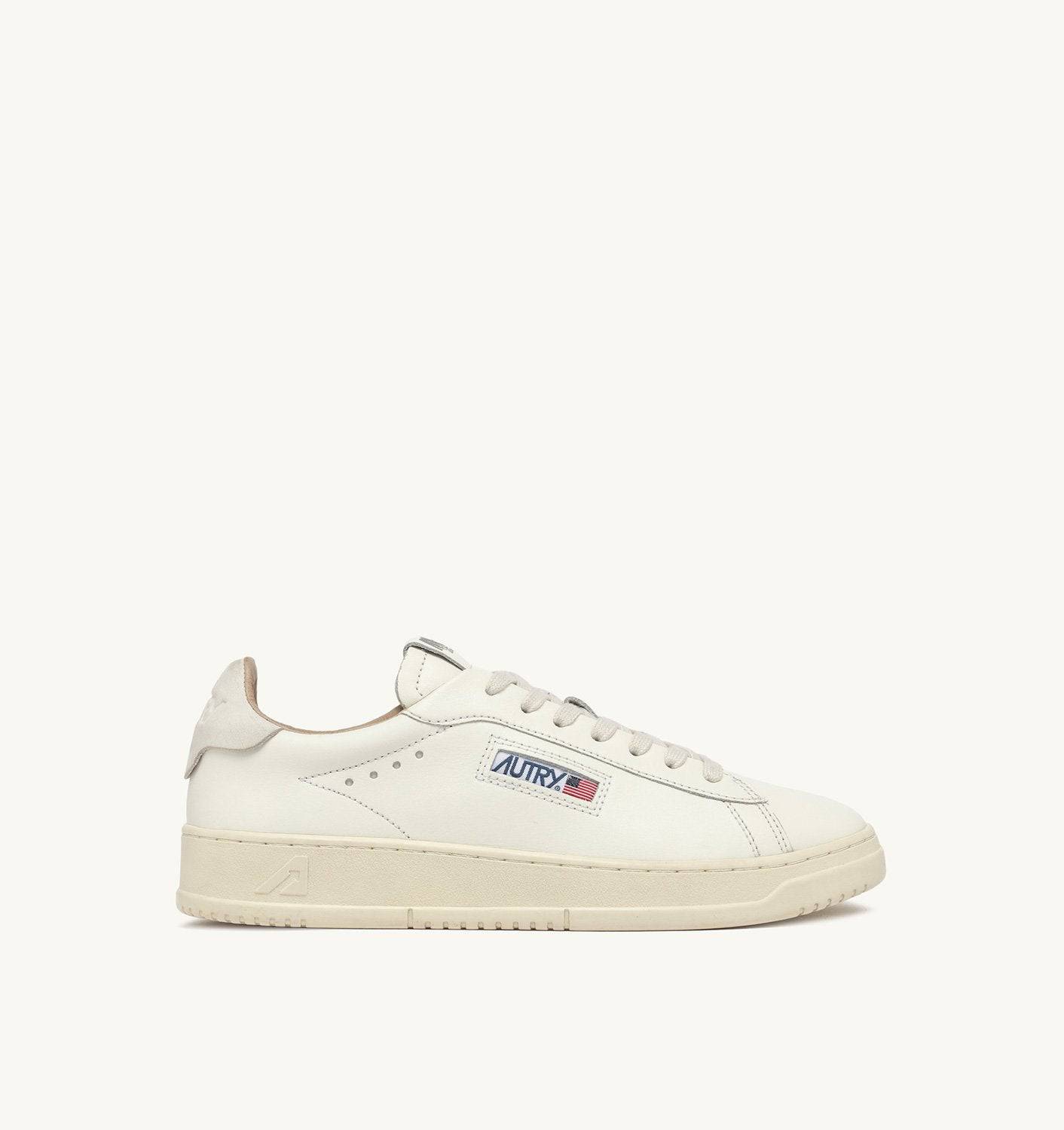 SNEAKERS DALLAS LOW IN PELLE BIANCA
