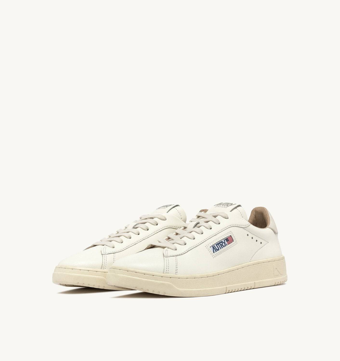 SNEAKERS DALLAS LOW IN PELLE BIANCA
