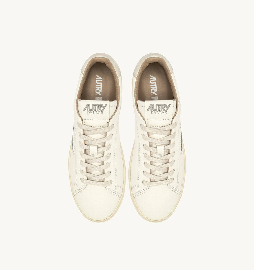 SNEAKERS DALLAS LOW IN PELLE BIANCA