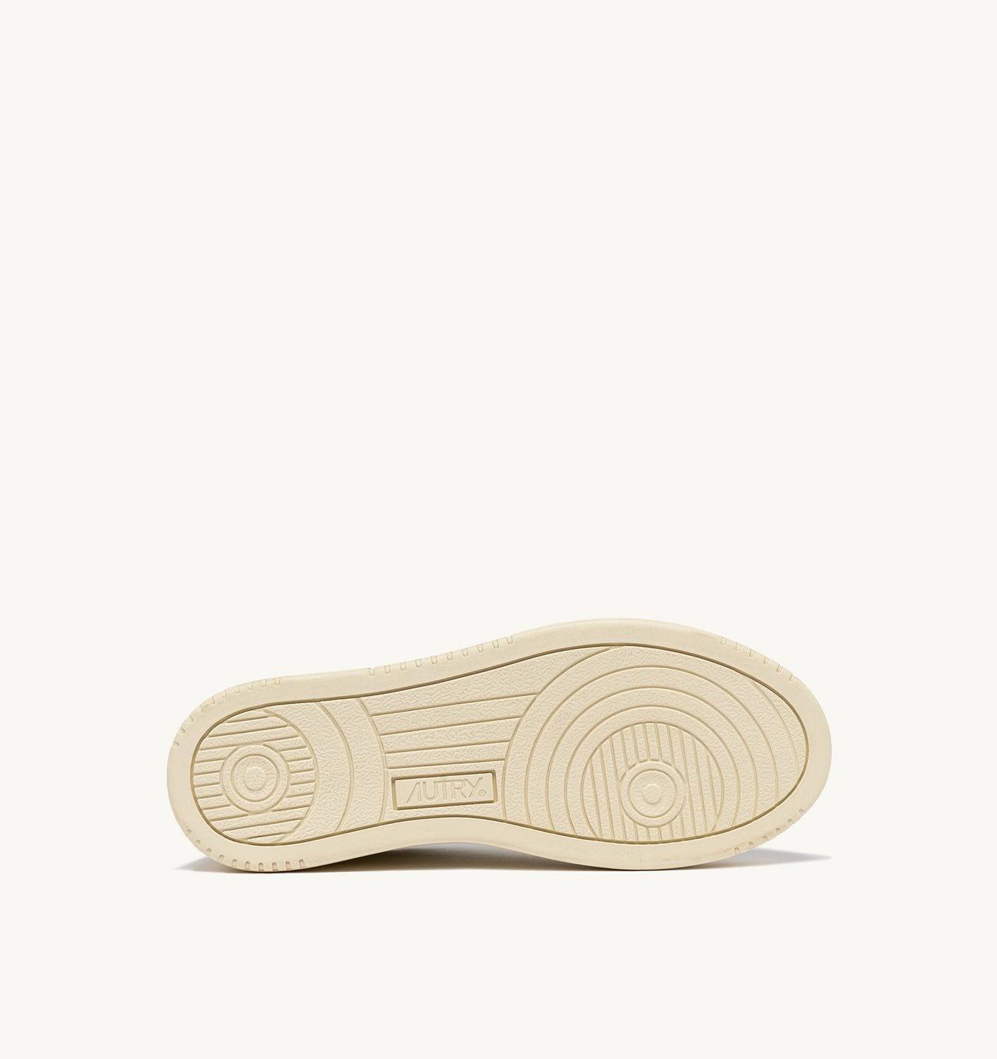 SNEAKERS DALLAS LOW IN PELLE BIANCA E ROSSA