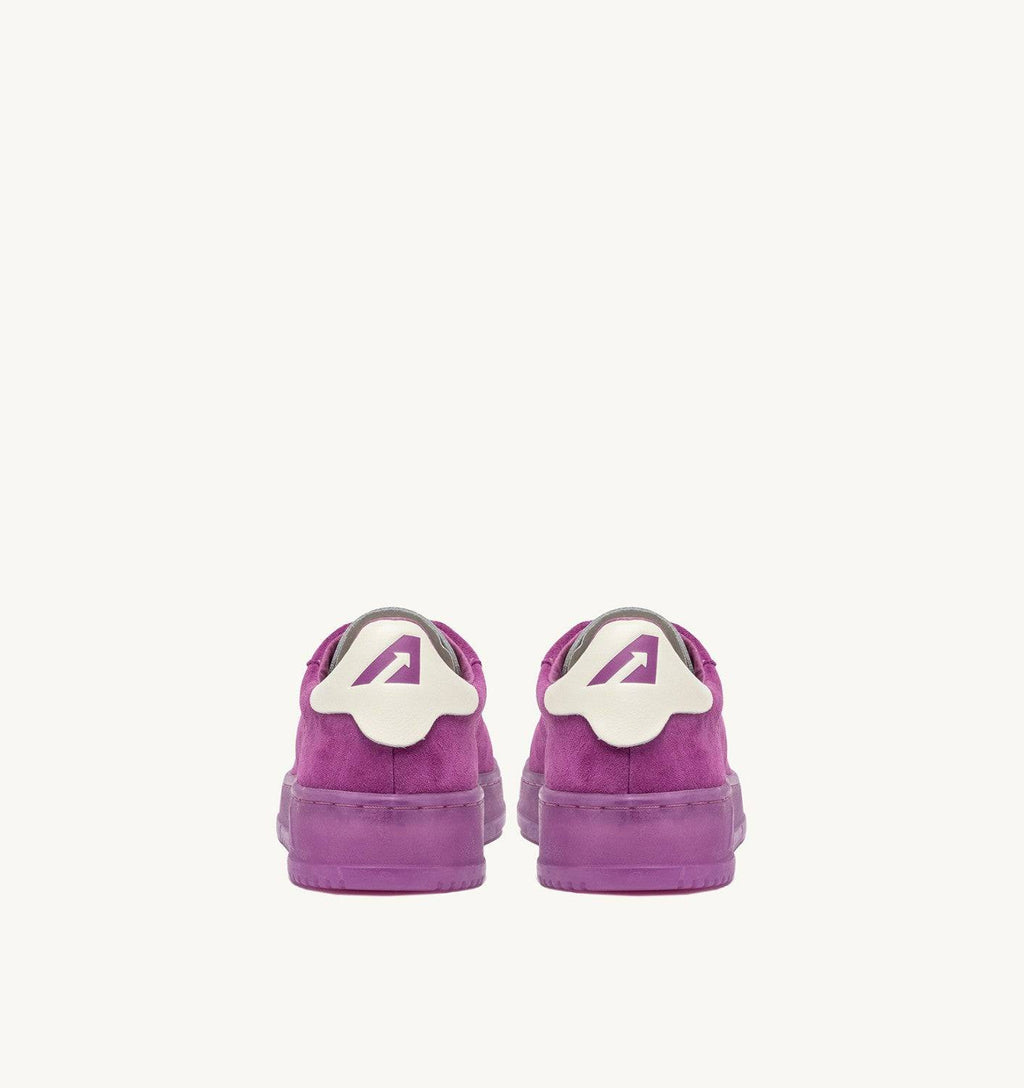 SNEAKERS DALLAS LOW IN SUEDE MARSHMALLOW E HYACINTH VIOLET