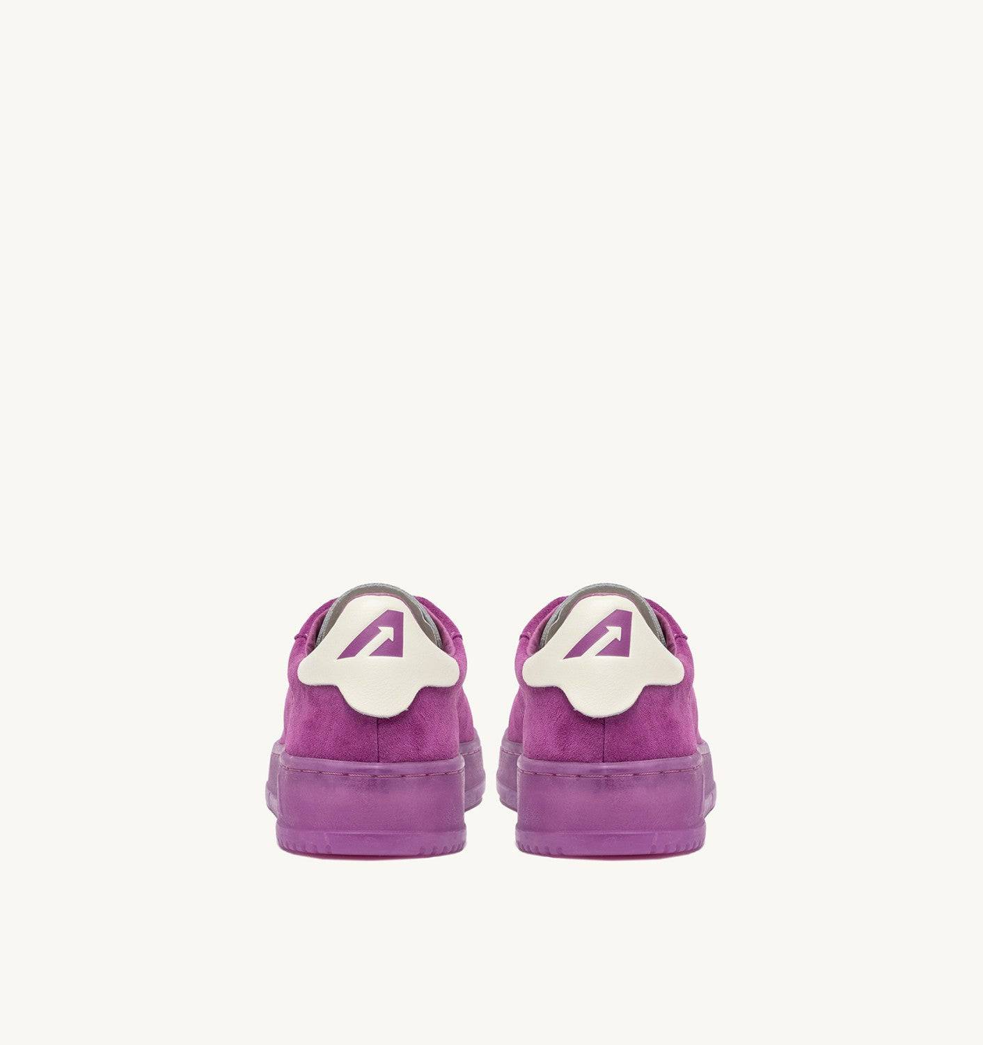 SNEAKERS DALLAS LOW IN SUEDE MARSHMALLOW E HYACINTH VIOLET