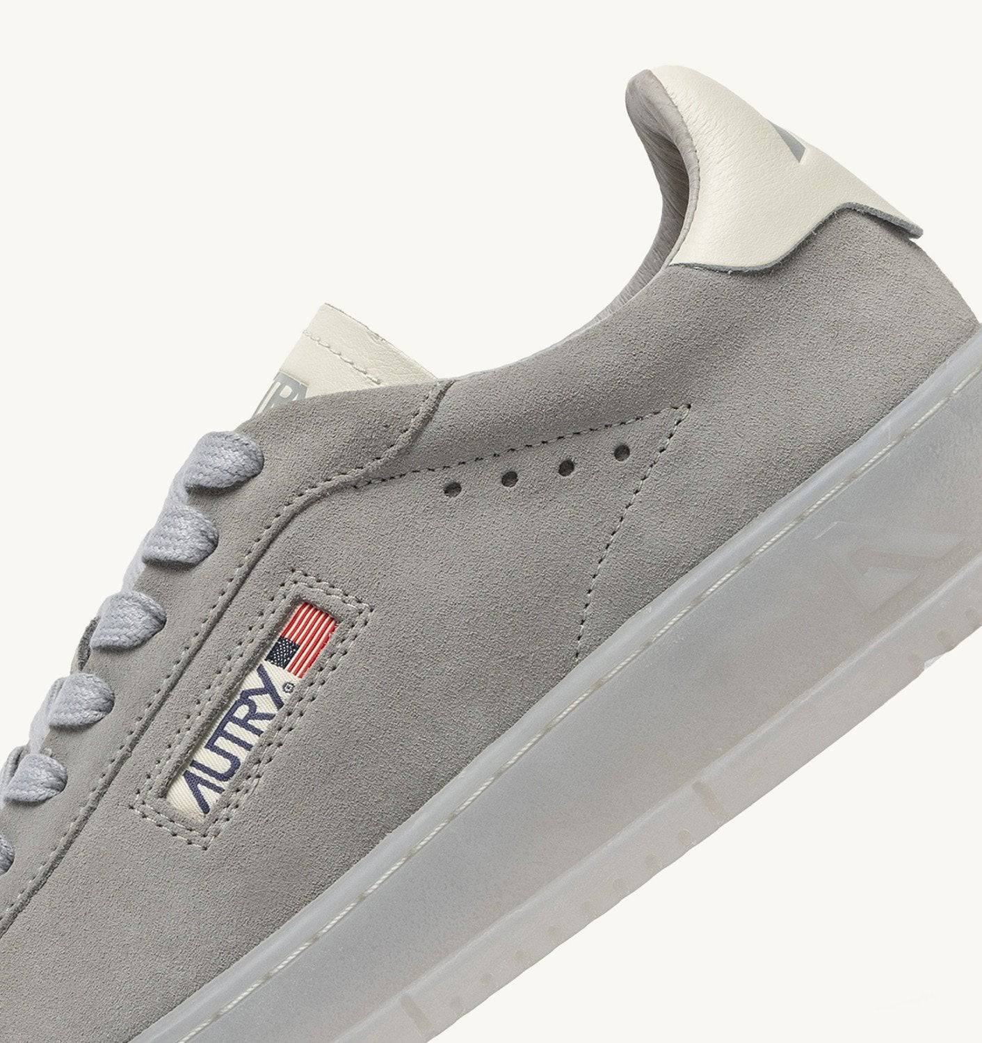 SNEAKERS DALLAS LOW IN SUEDE MARSHMALLOW E IRIS