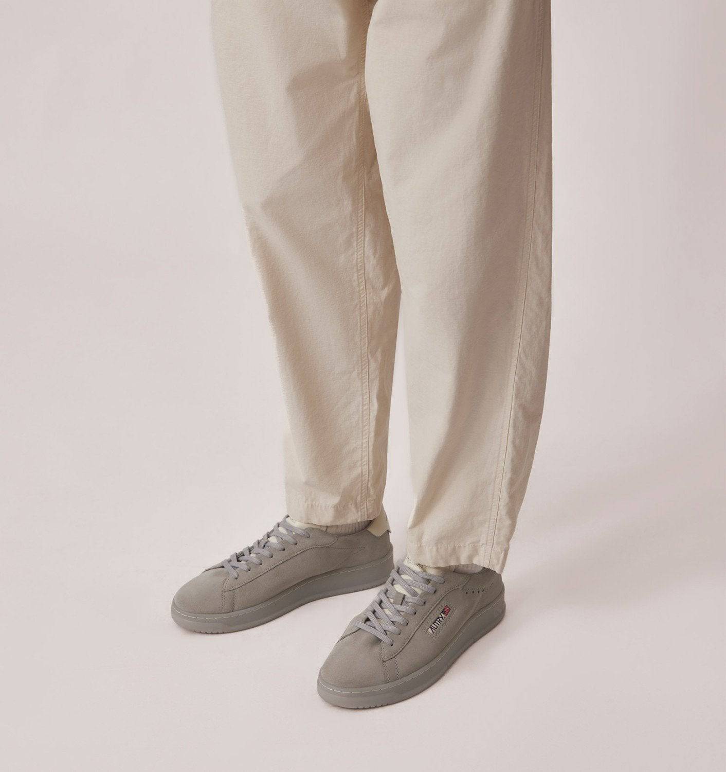SNEAKERS DALLAS LOW IN SUEDE MARSHMALLOW E IRIS
