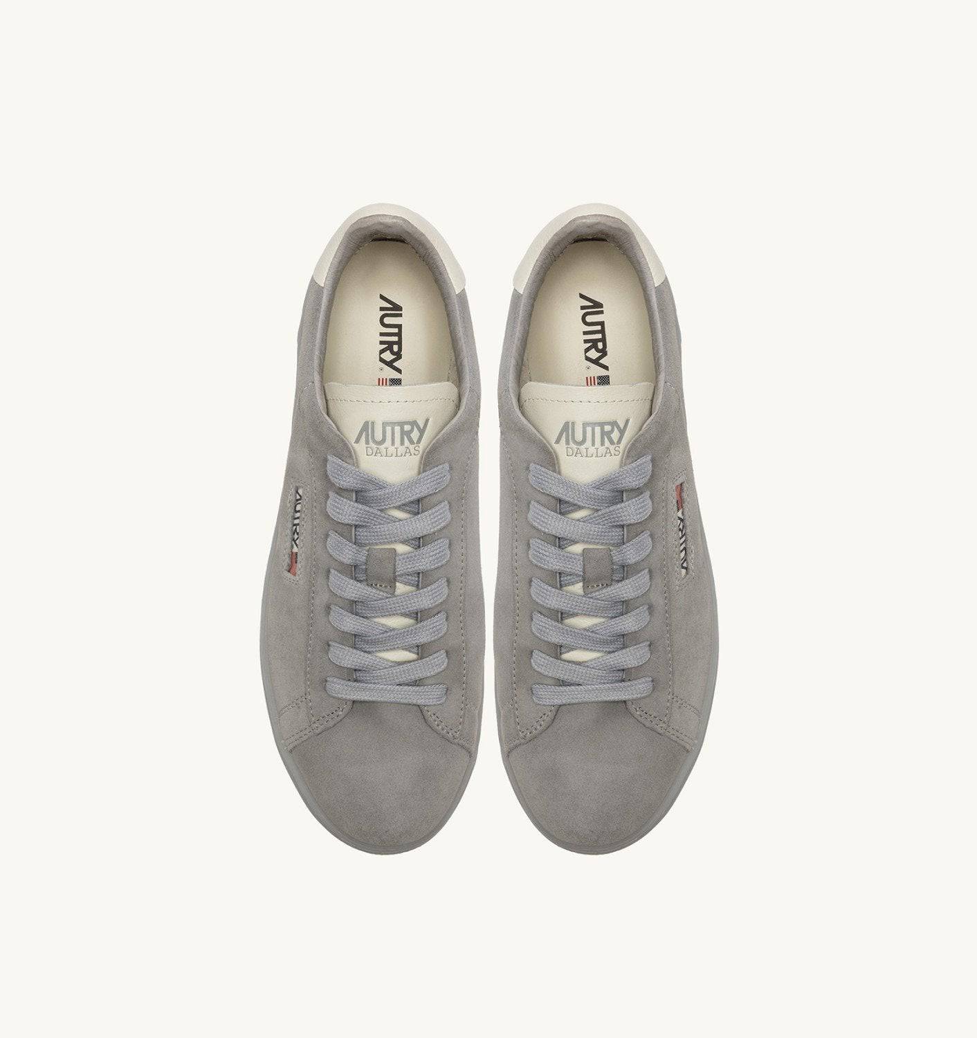 SNEAKERS DALLAS LOW IN SUEDE MARSHMALLOW E IRIS