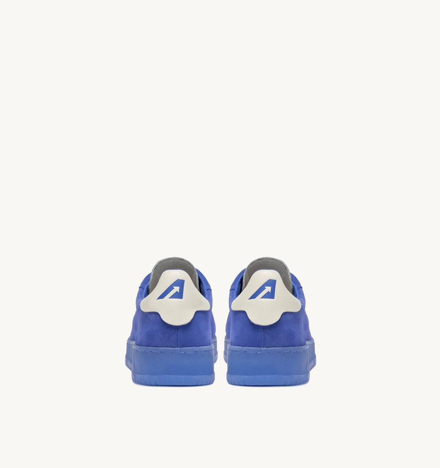 SNEAKERS DALLAS LOW IN SUEDE MARSHMALLOW E PALACE BLUE