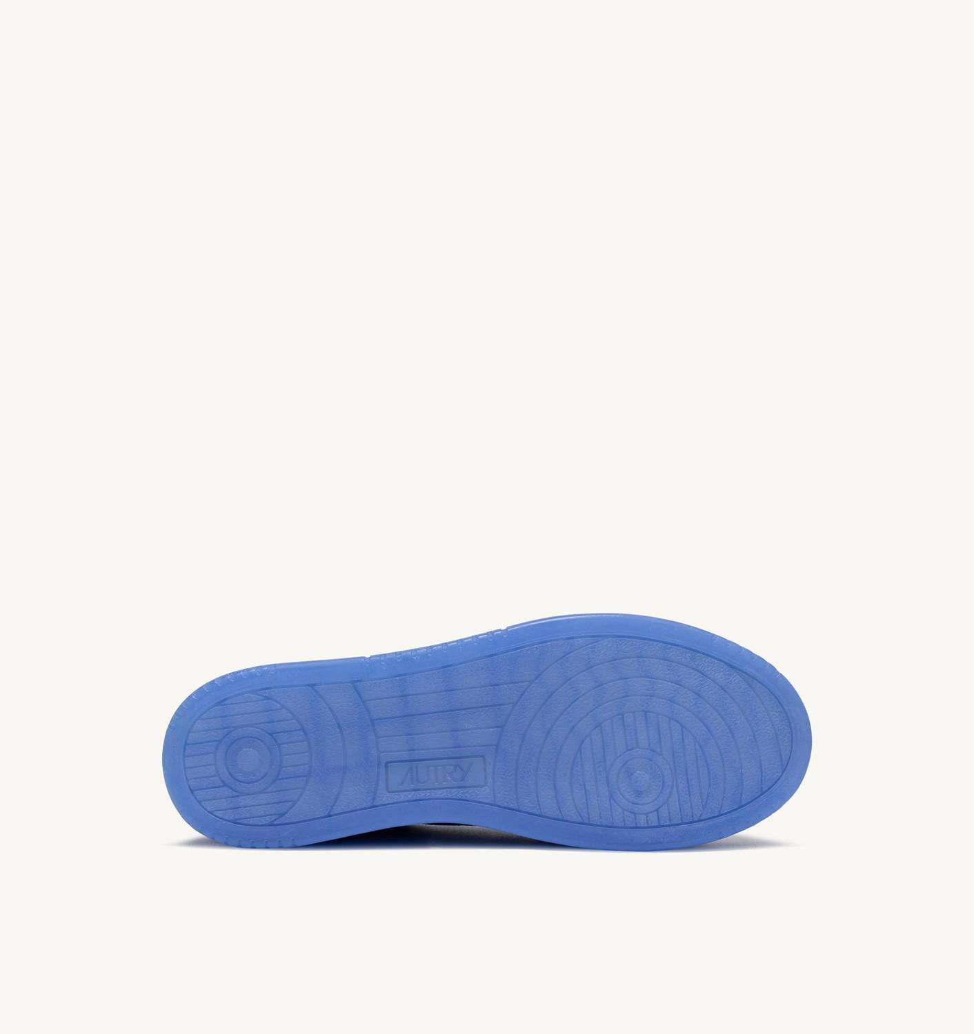 SNEAKERS DALLAS LOW IN SUEDE MARSHMALLOW E PALACE BLUE