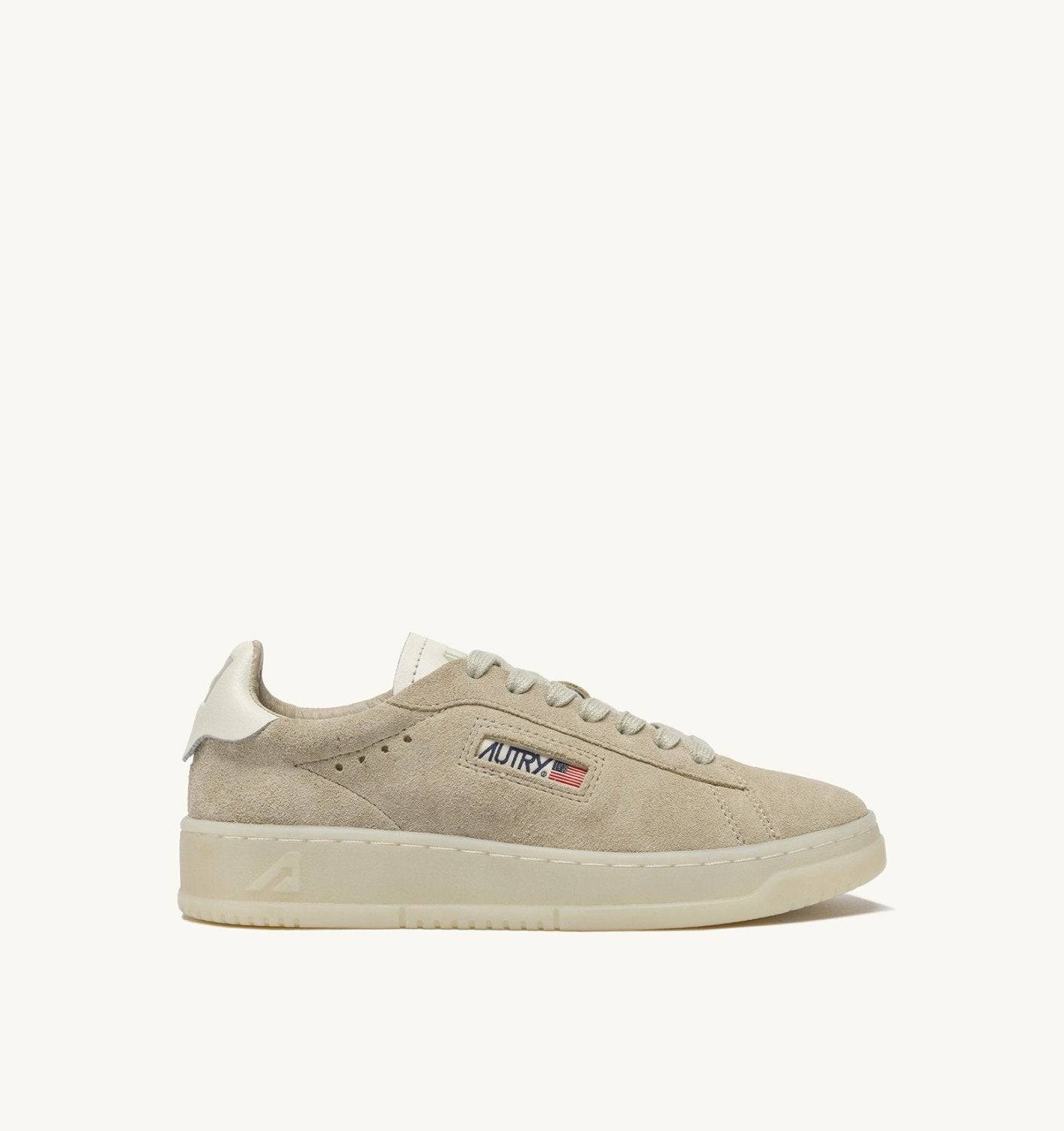 SNEAKERS DALLAS LOW IN SUEDE MARSHMALLOW E PAPYRUS