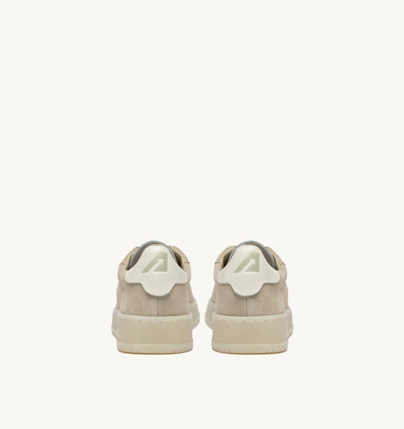 SNEAKERS DALLAS LOW IN SUEDE MARSHMALLOW E PAPYRUS