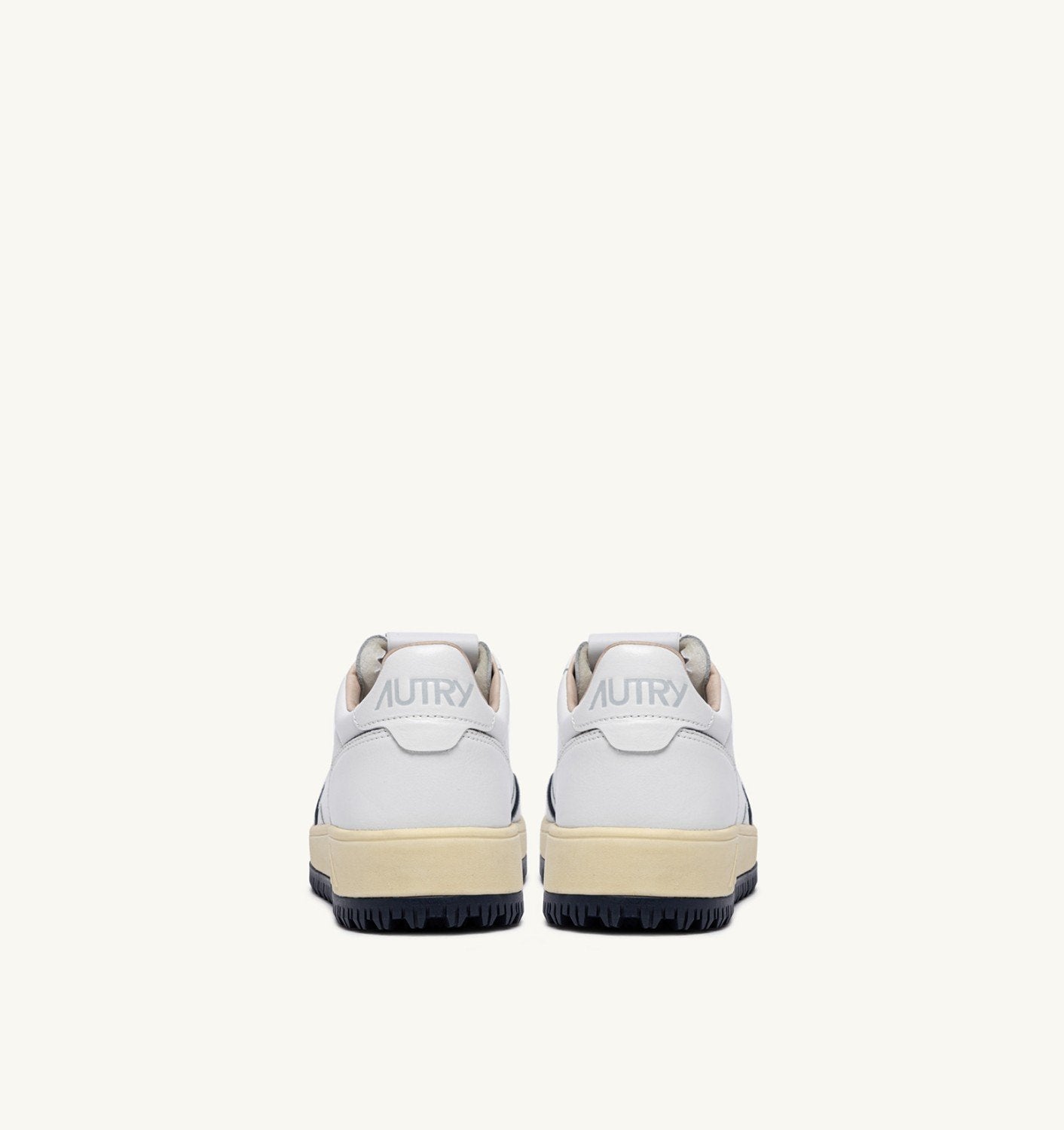 SNEAKERS GOLF LOW IN PELLE BIANCA E NAVY