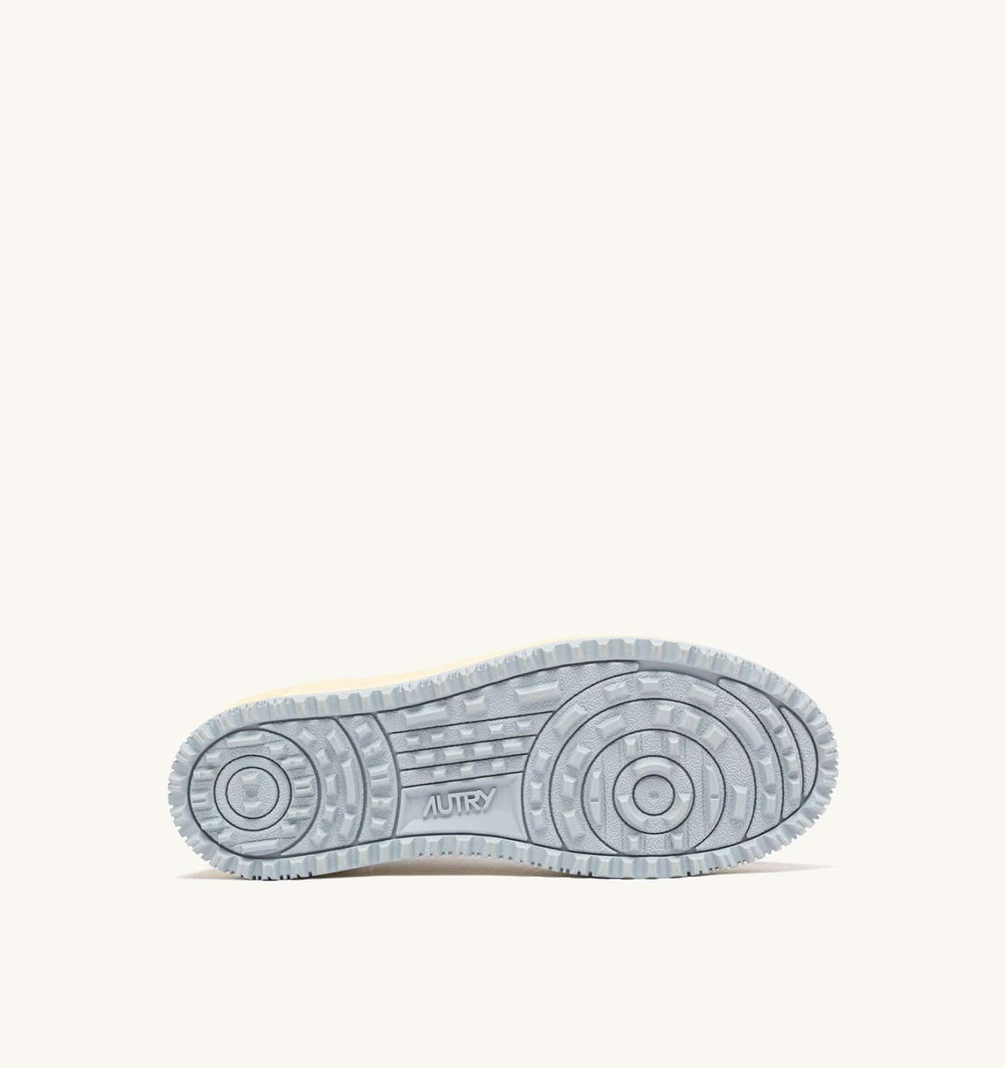 SNEAKERS GOLF LOW IN PELLE BIANCA E PEARL BLUE
