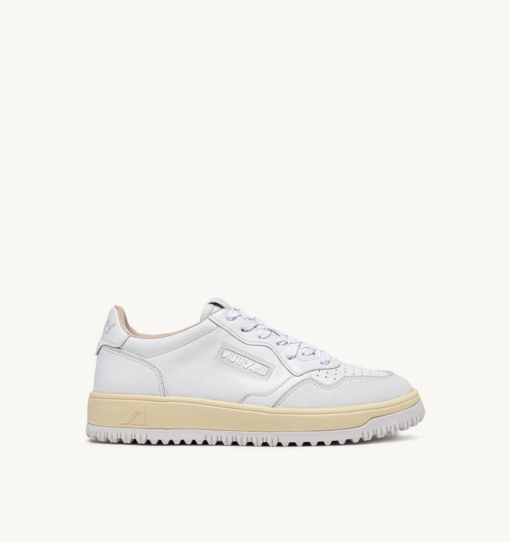 SNEAKERS GOLF LOW IN PELLE COLORE BIANCO