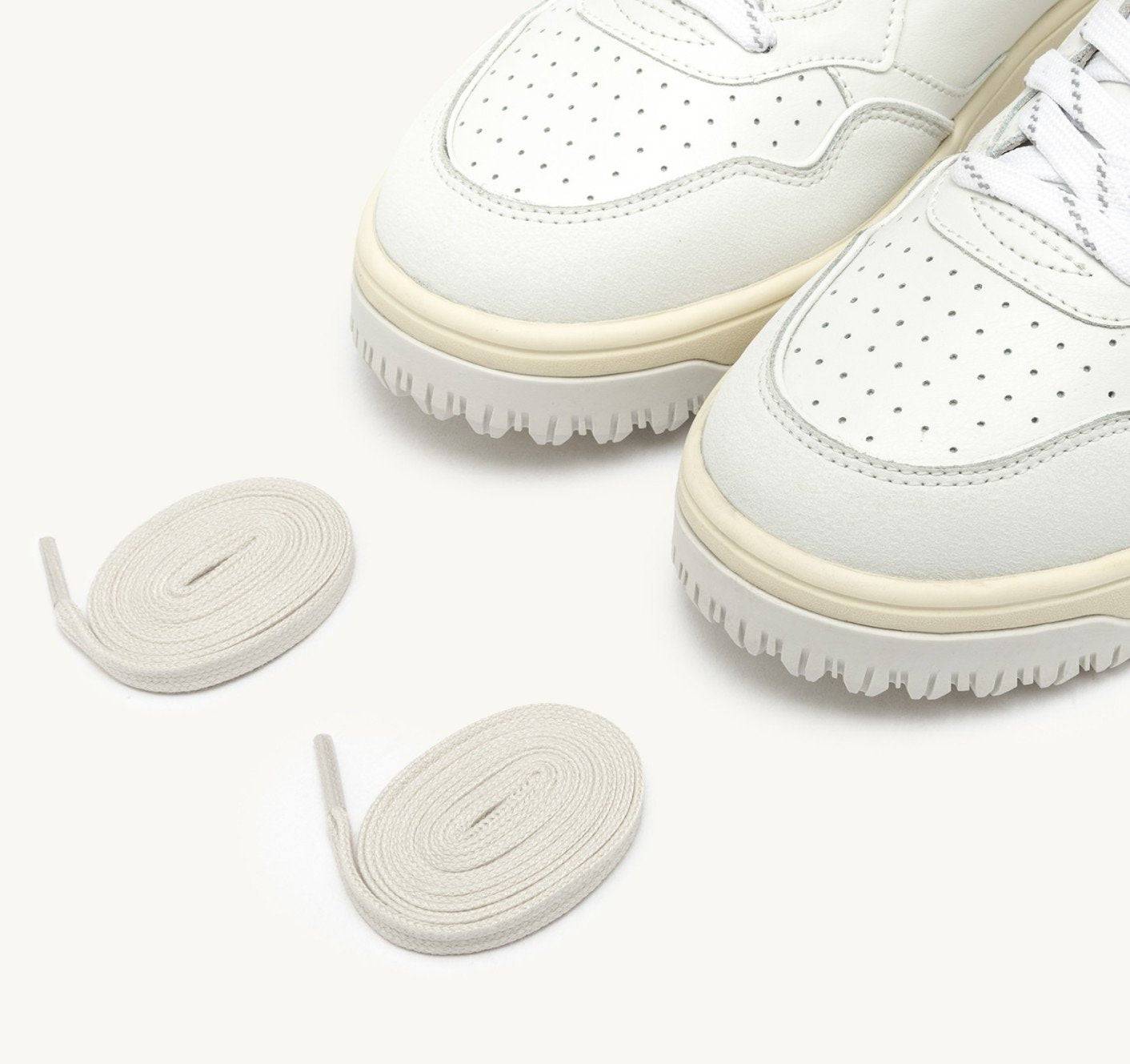 SNEAKERS GOLF LOW IN PELLE COLORE BIANCO