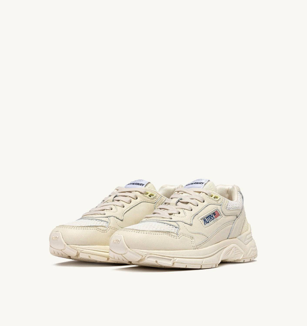 SNEAKERS HYPERWAY IN MESH E PELLE WHISPER WHITE