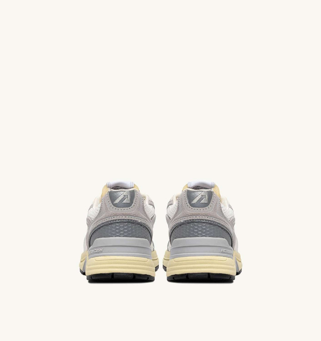 SNEAKERS HYPERWAY IN MESH E SUEDE BIANCO E GRIGIO