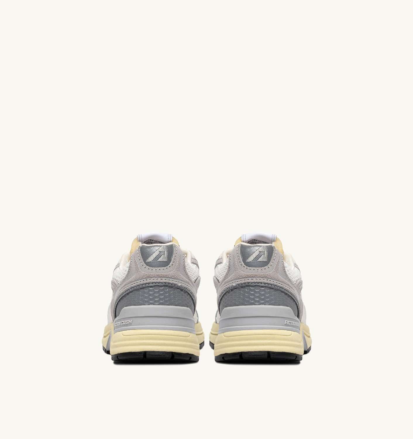 SNEAKERS HYPERWAY IN MESH E SUEDE BIANCO E GRIGIO