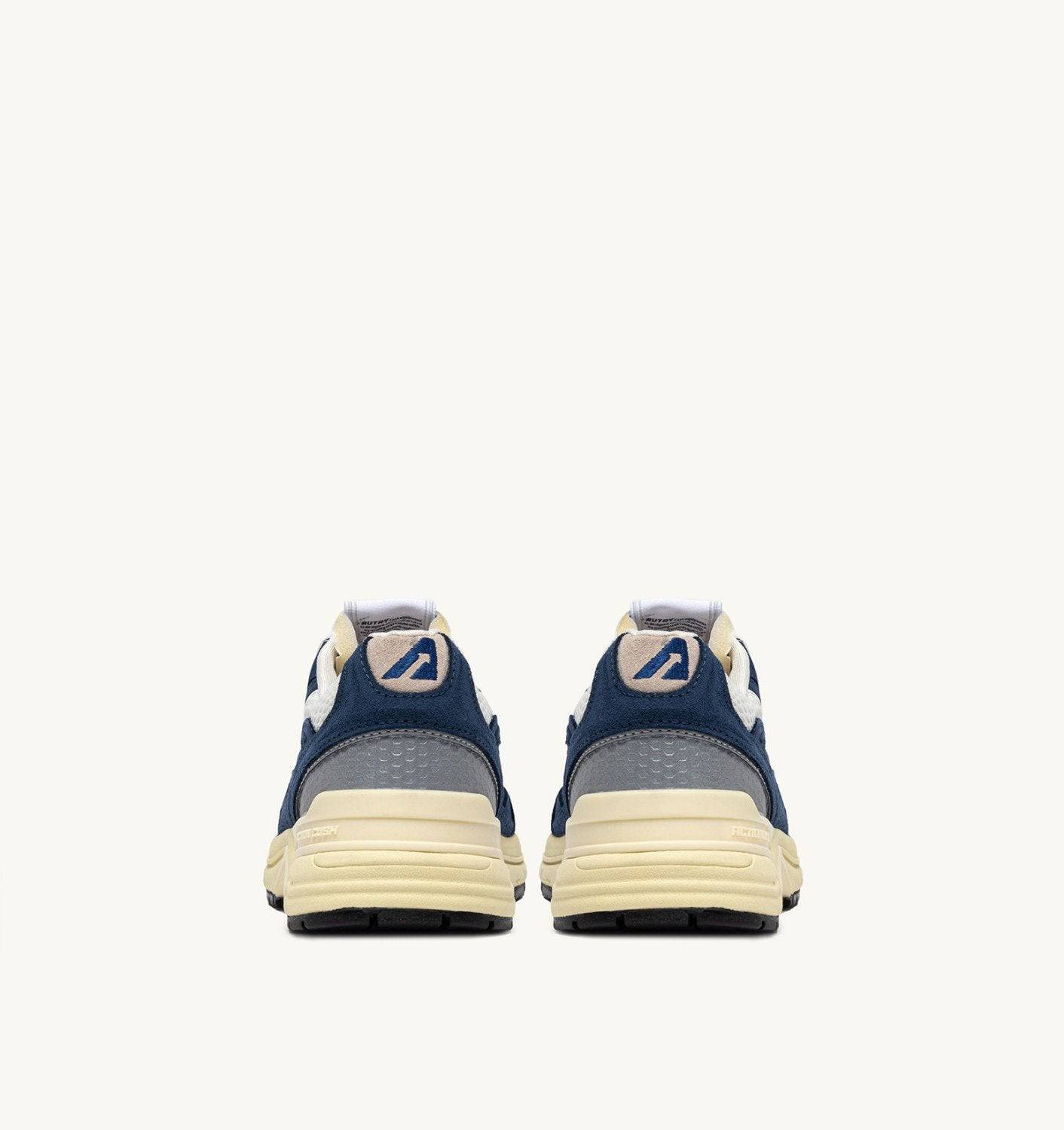 SNEAKERS HYPERWAY IN MESH E SUEDE ENSIGN E ARGENTO