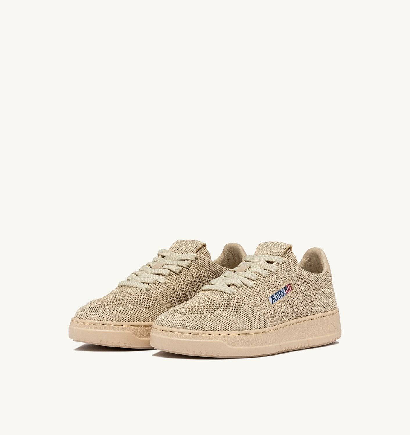 SNEAKERS MEDALIST EASEKNIT LOW IN MAGLIA COLORE CREME BRULEE