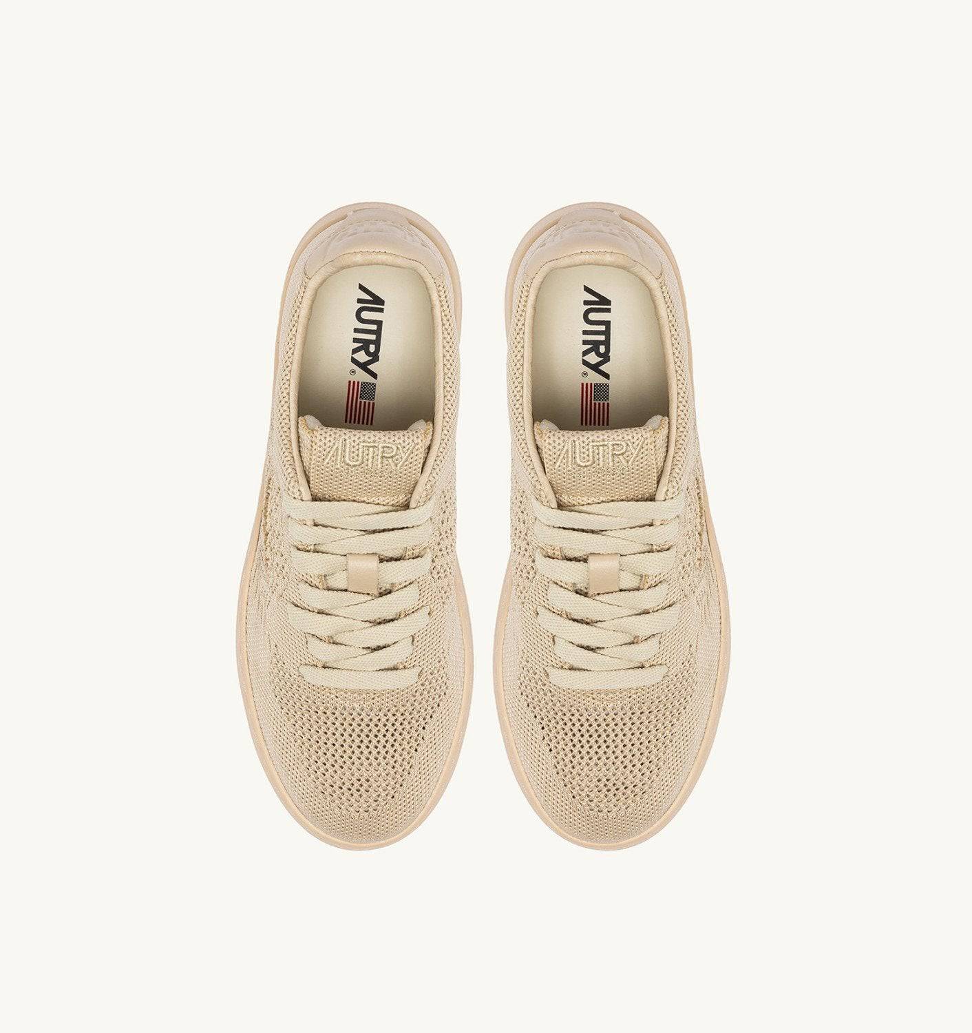 SNEAKERS MEDALIST EASEKNIT LOW IN MAGLIA COLORE CREME BRULEE