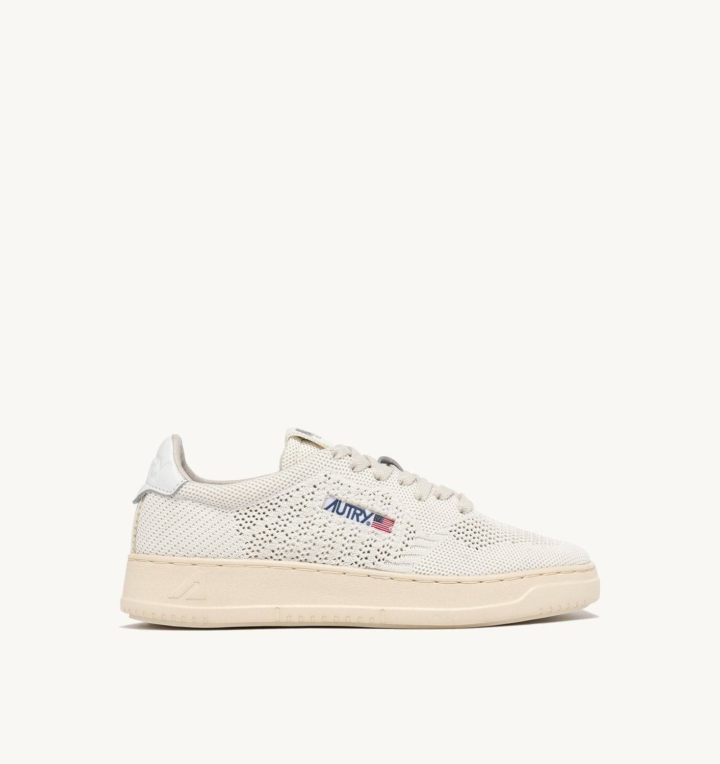 SNEAKERS MEDALIST EASEKNIT LOW IN TESSUTO COLORE IVORY