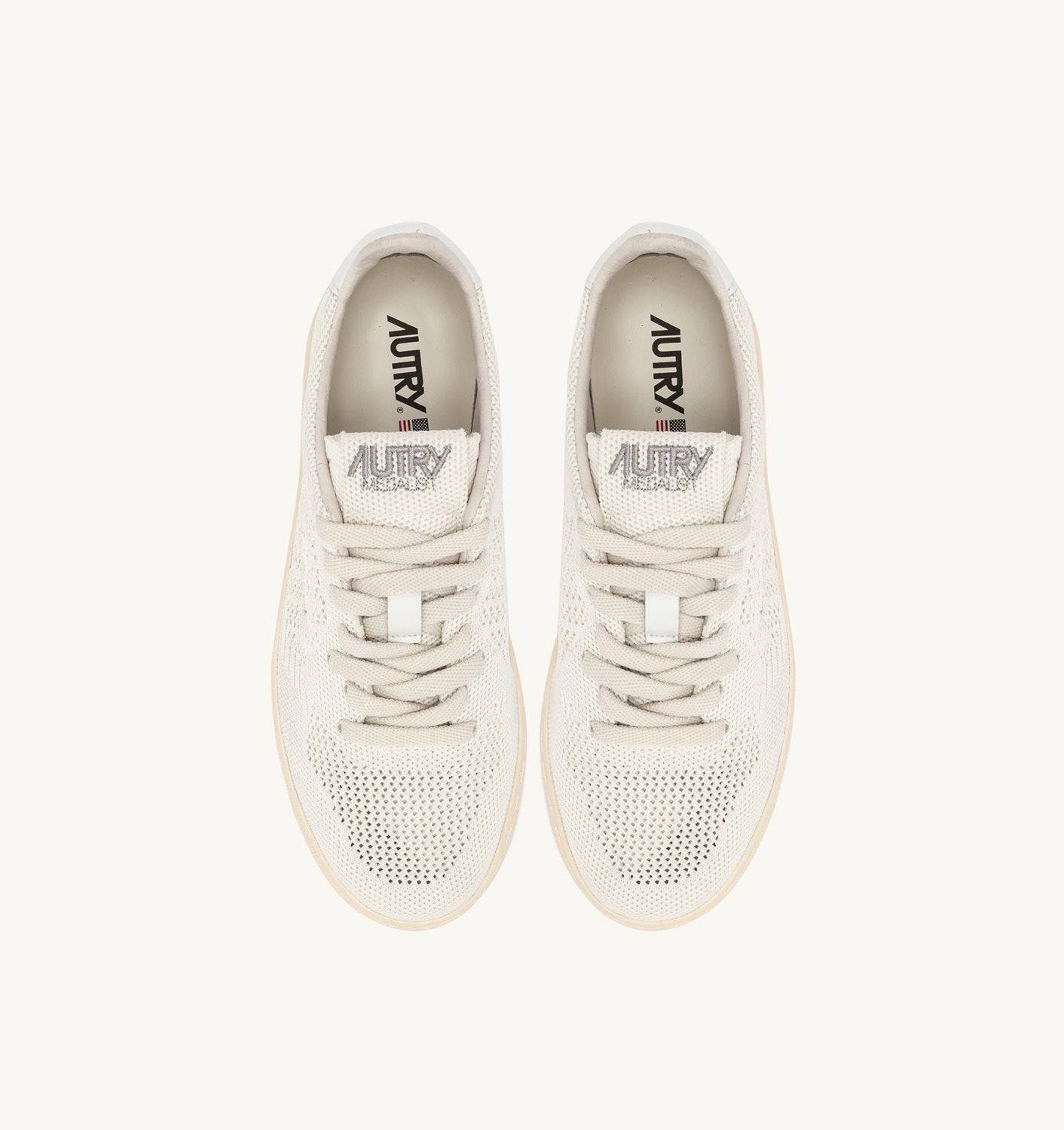 SNEAKERS MEDALIST EASEKNIT LOW IN TESSUTO COLORE IVORY