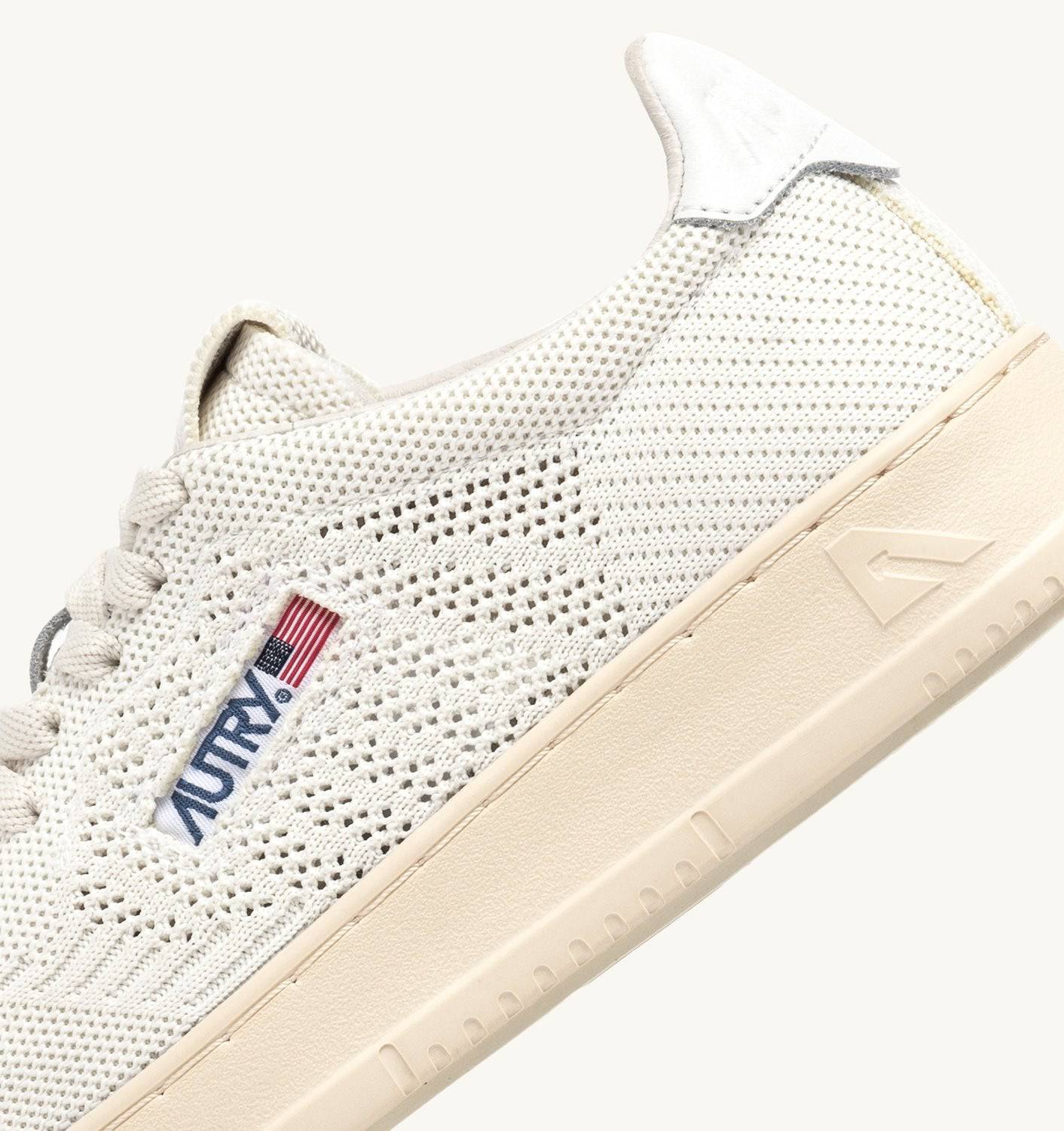 SNEAKERS MEDALIST EASEKNIT LOW IN TESSUTO COLORE IVORY