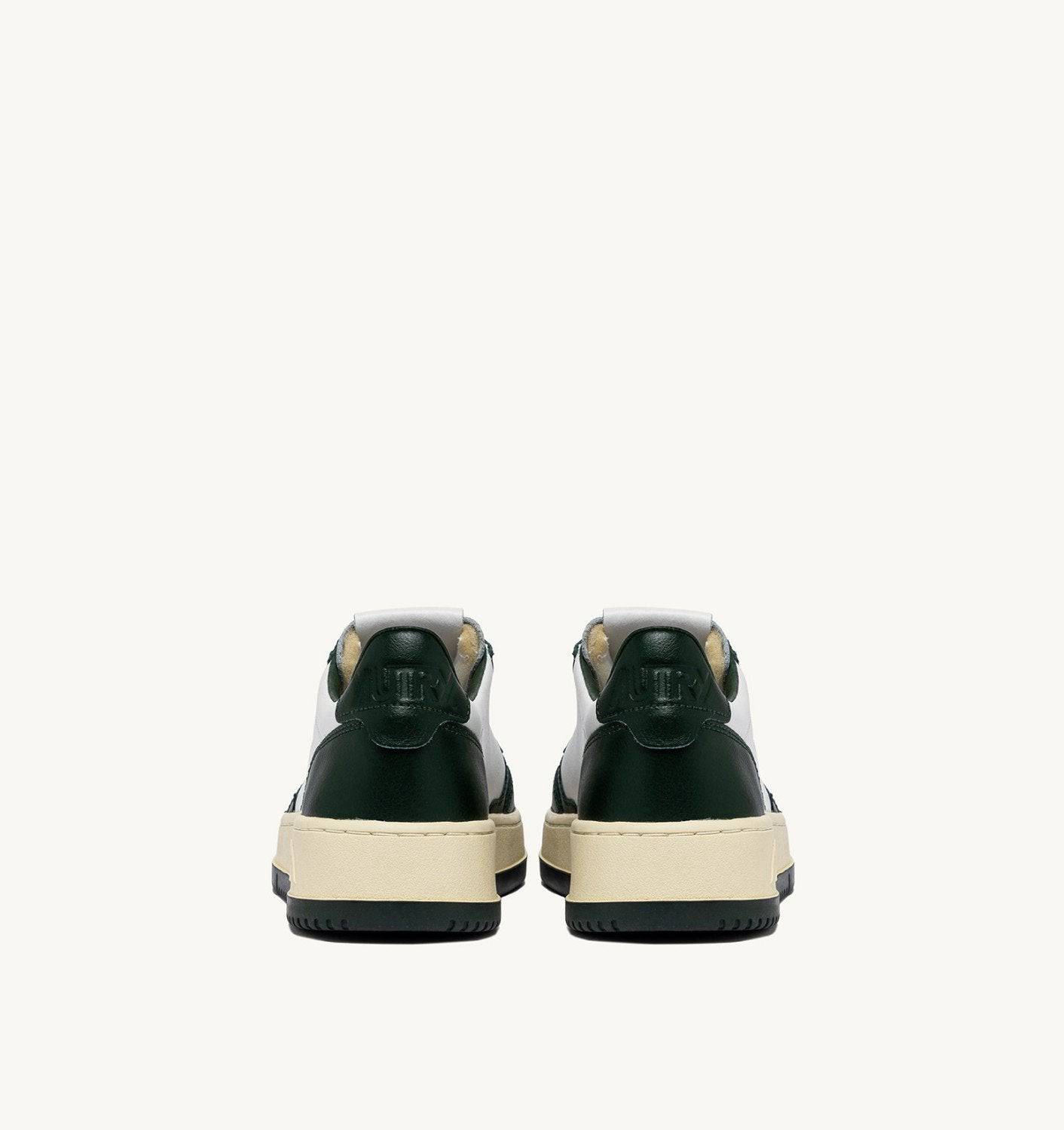 SNEAKERS MEDALIST LOW BICOLOR IN PELLE BIANCA E MOUNTAIN