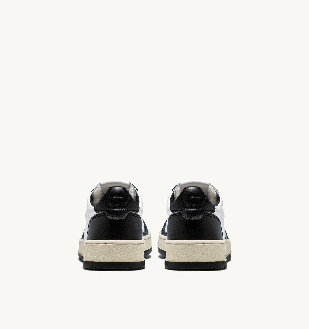 SNEAKERS MEDALIST LOW BICOLOR IN PELLE BIANCA E NERA