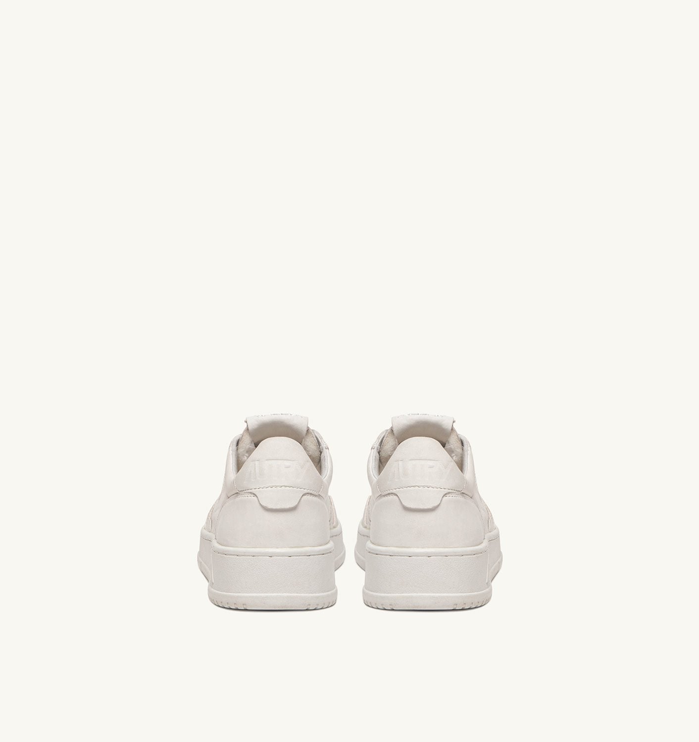 SNEAKERS MEDALIST LOW IN NAPPA BIANCA