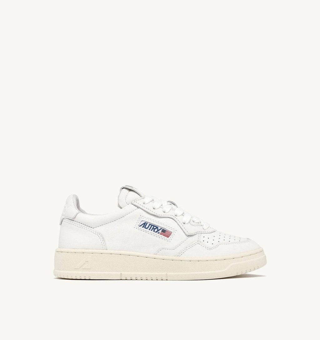 SNEAKERS MEDALIST LOW IN NAPPA BIANCA SUPER SOFT