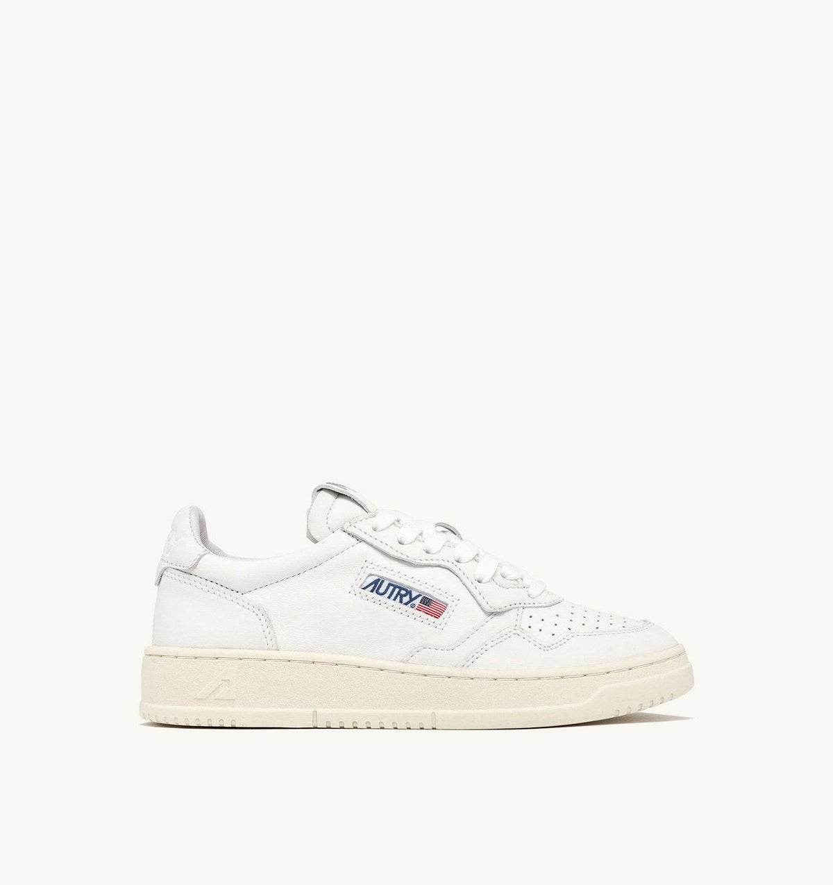 SNEAKERS MEDALIST LOW IN NAPPA BIANCA SUPER SOFT