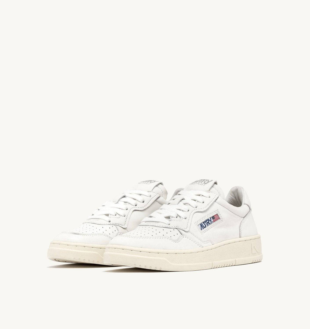 SNEAKERS MEDALIST LOW IN NAPPA BIANCA SUPER SOFT