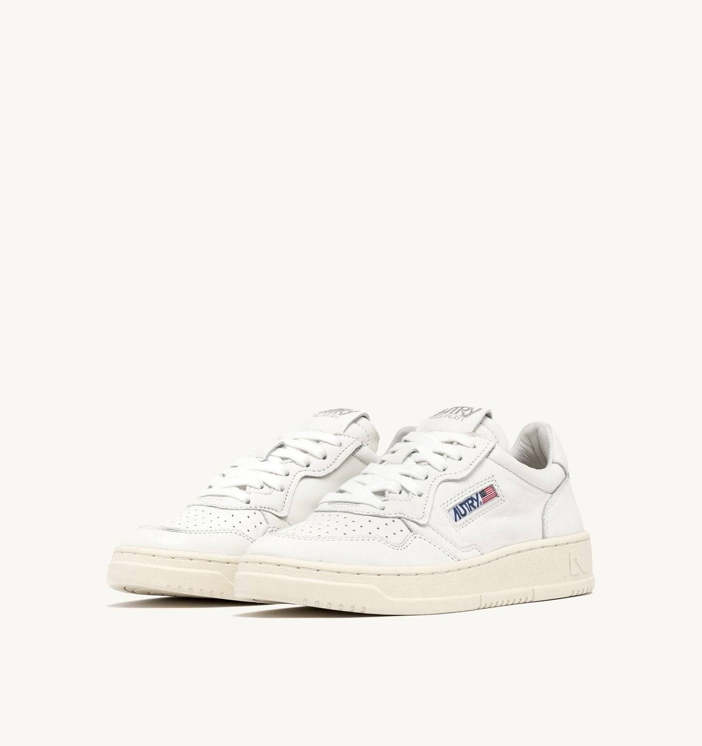 SNEAKERS MEDALIST LOW IN NAPPA BIANCA SUPER SOFT