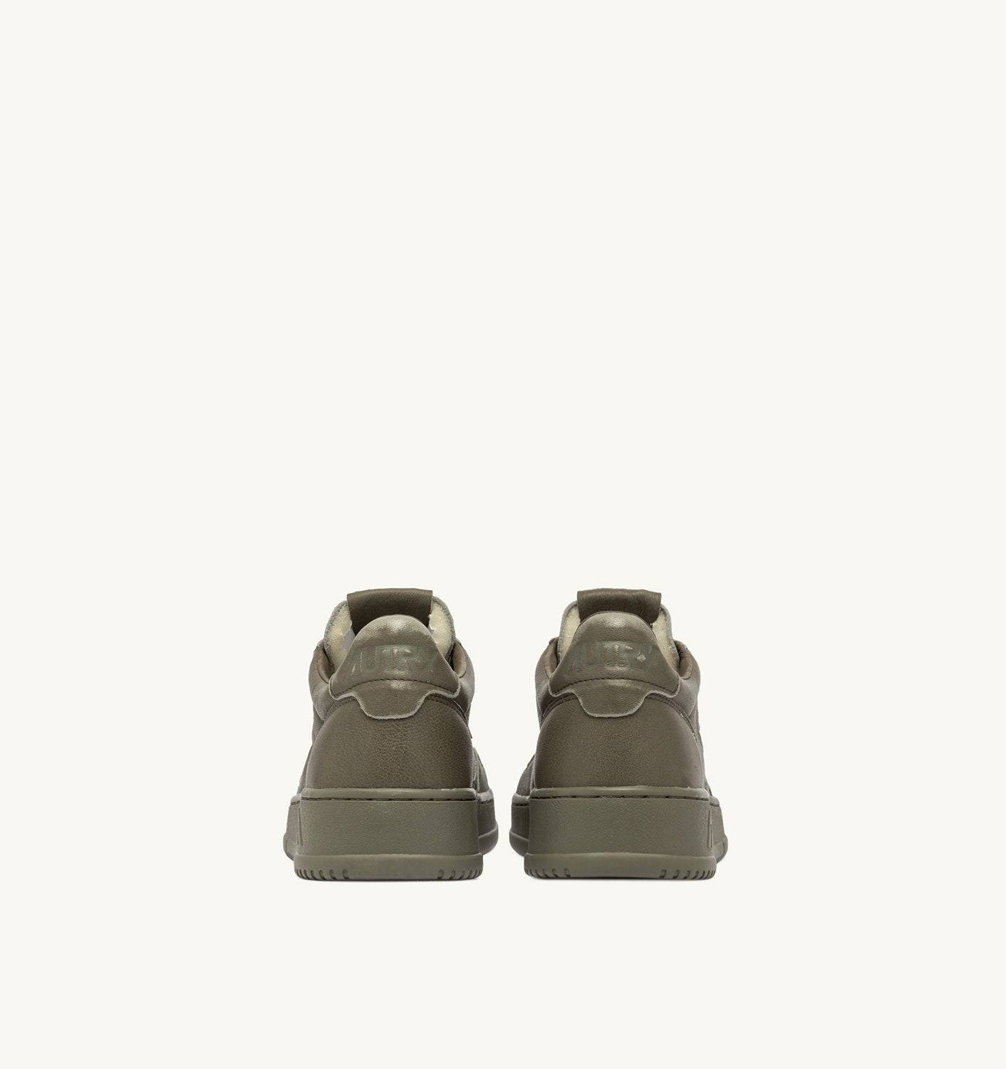 SNEAKERS MEDALIST LOW IN NAPPA COLORE COVERT GREEN